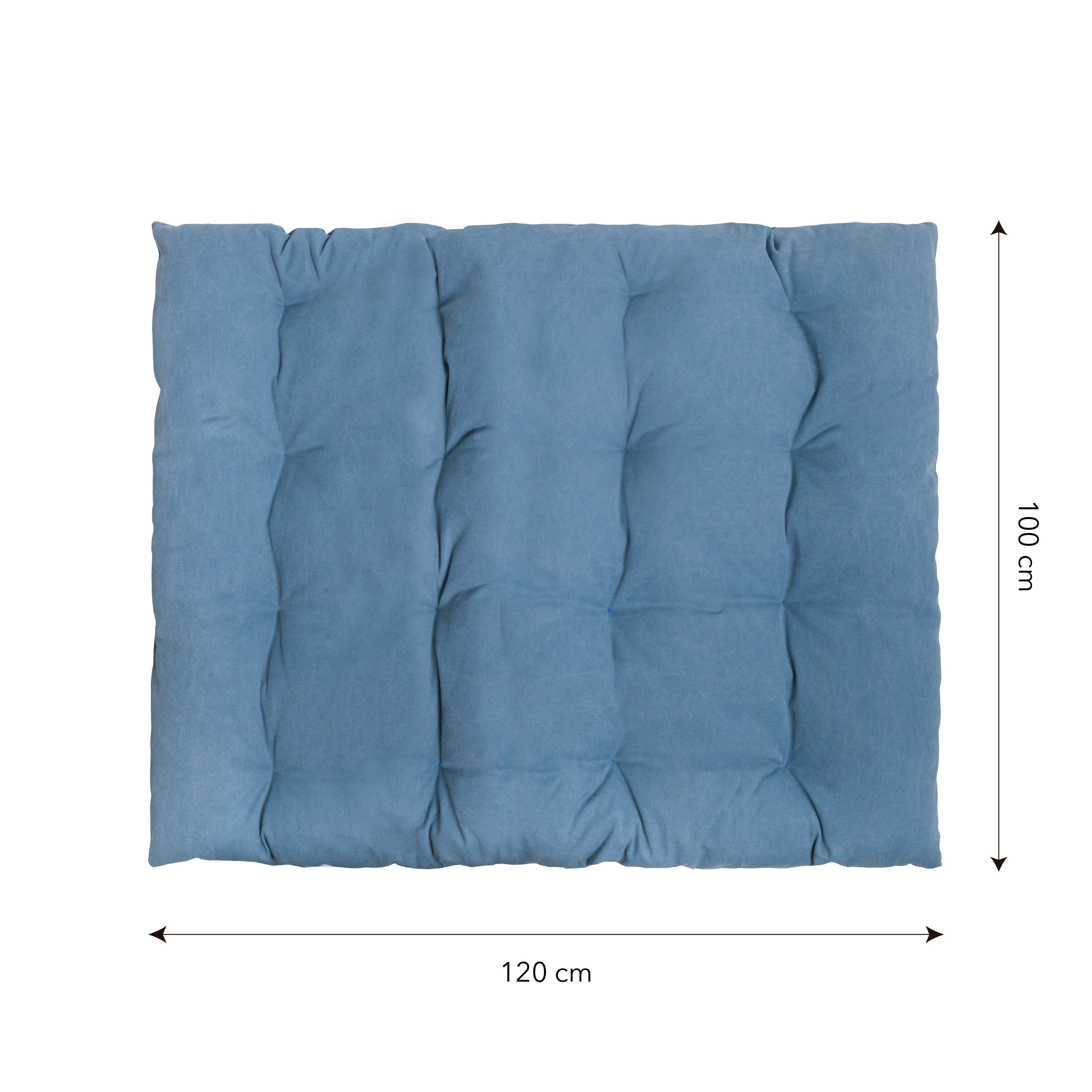 Colchón Futon de suelo azul