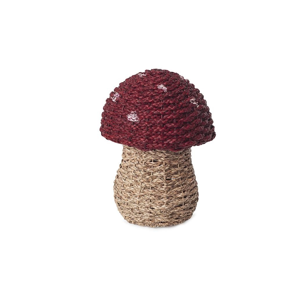 Red Mushroom Basket storage