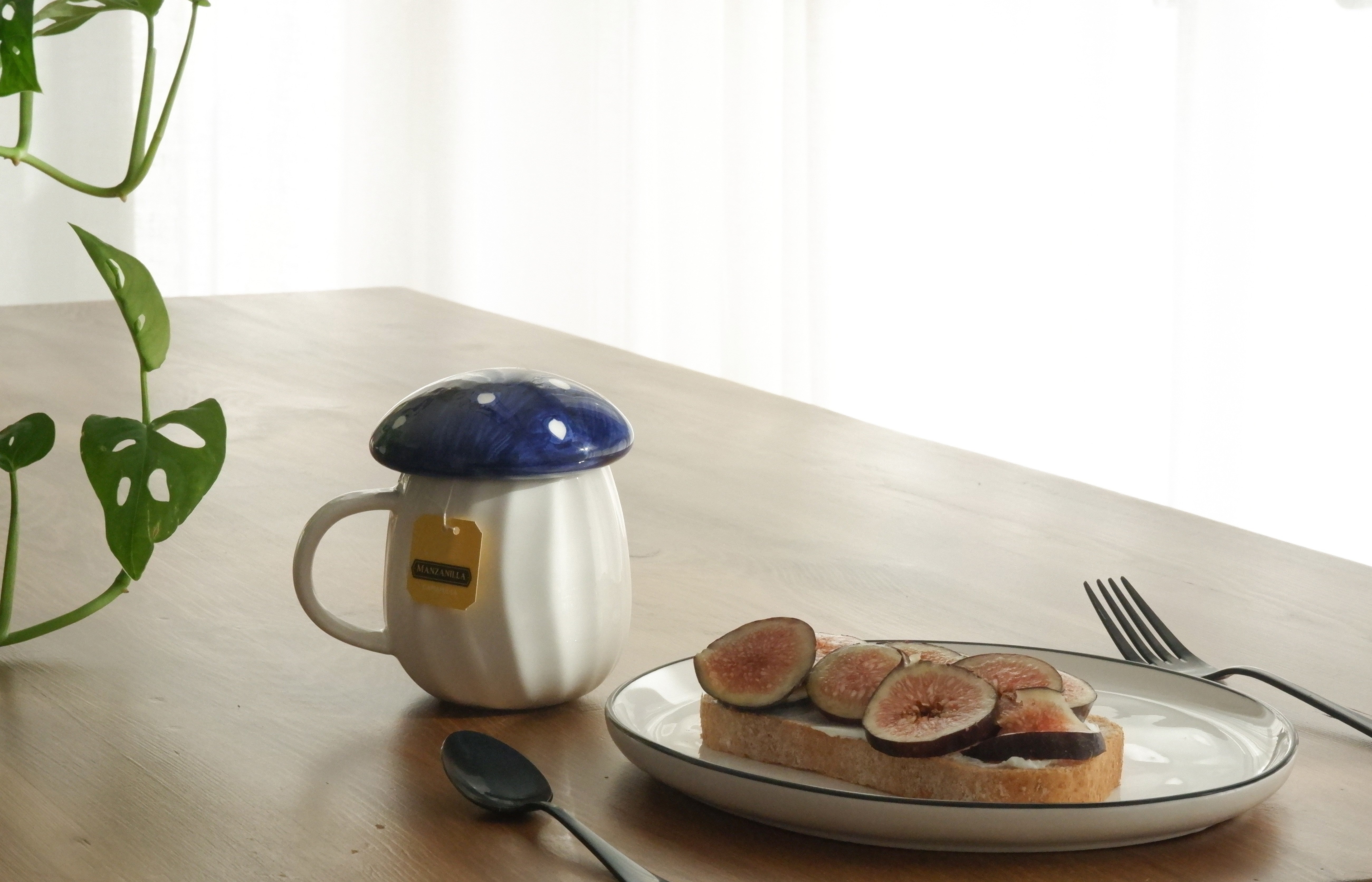 Mushroom Mug Blue