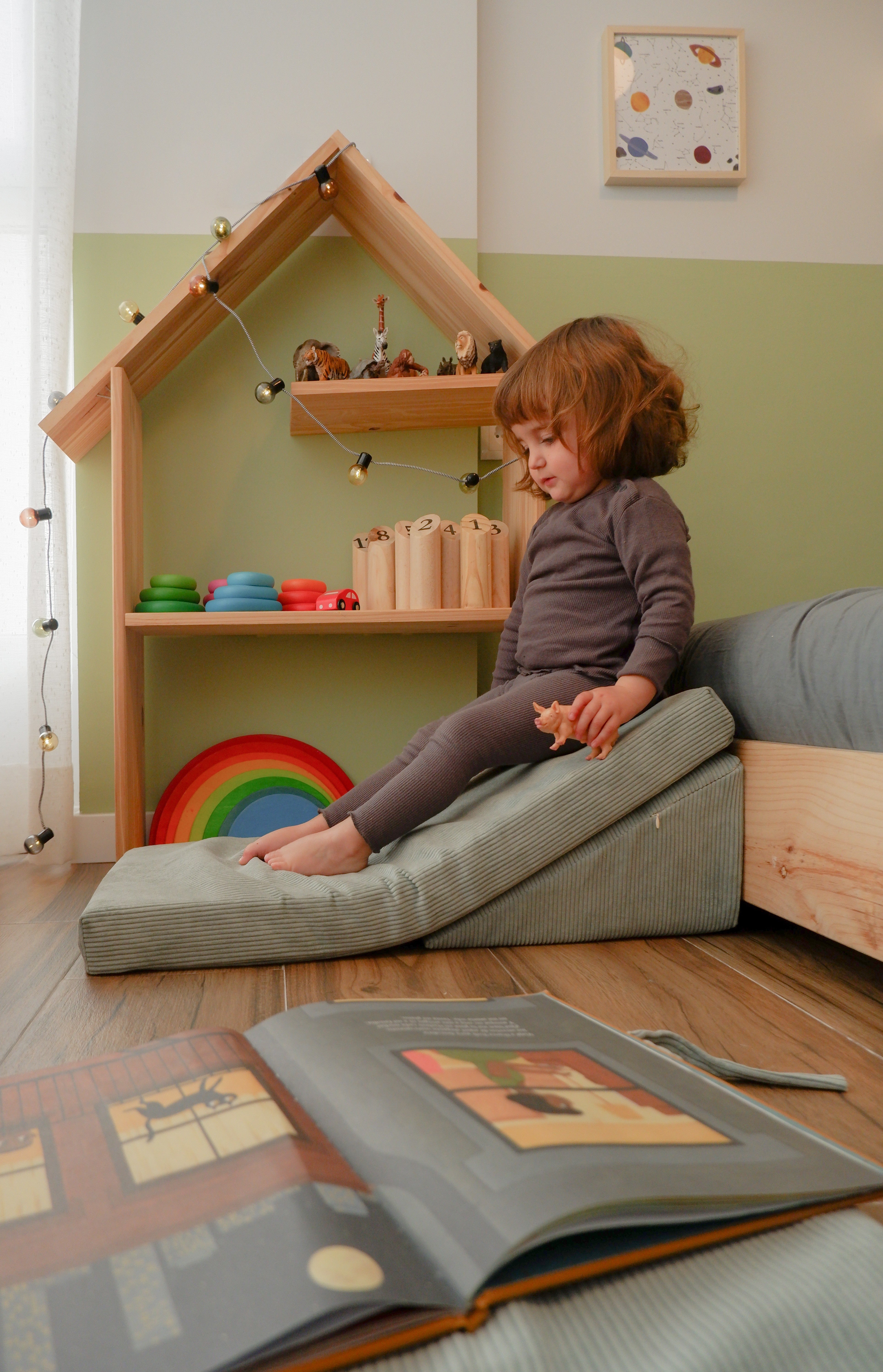 Bloque Psicomotricidad Montessori Mat Aguamarina
