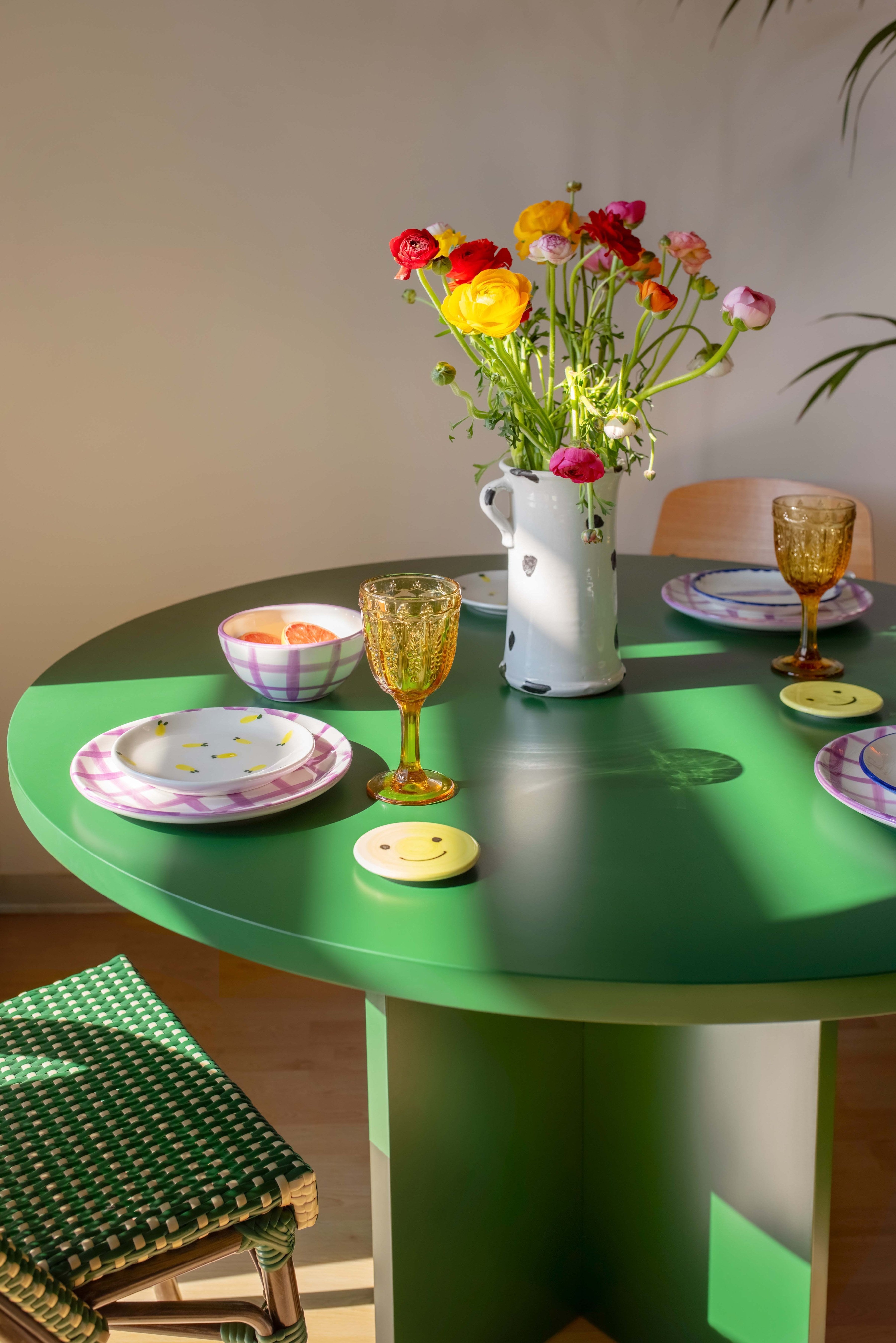 Mesa redonda comedor Matilda Cedar 120