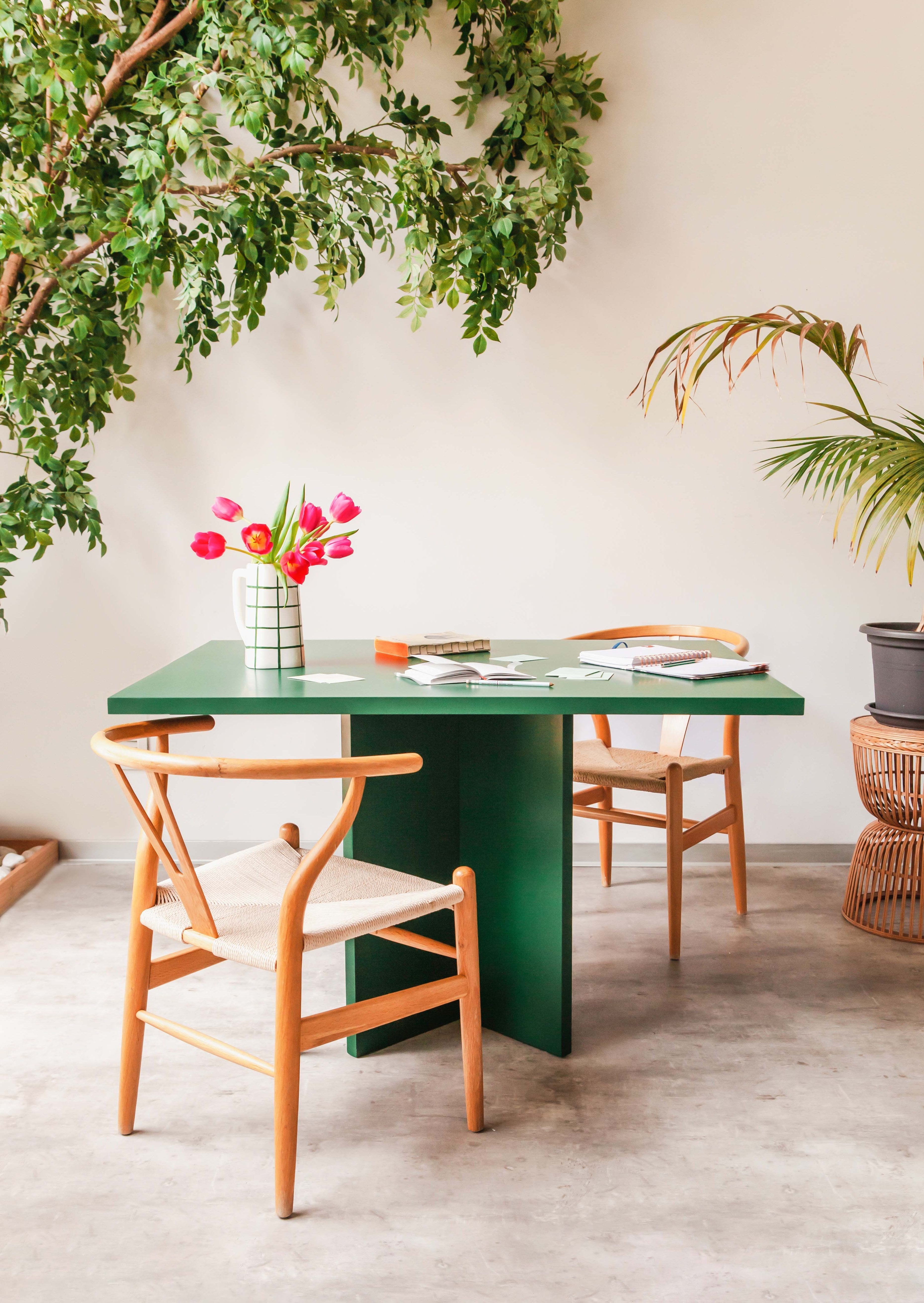 Mesa de comedor rectangular Matilda Cedar 120x90