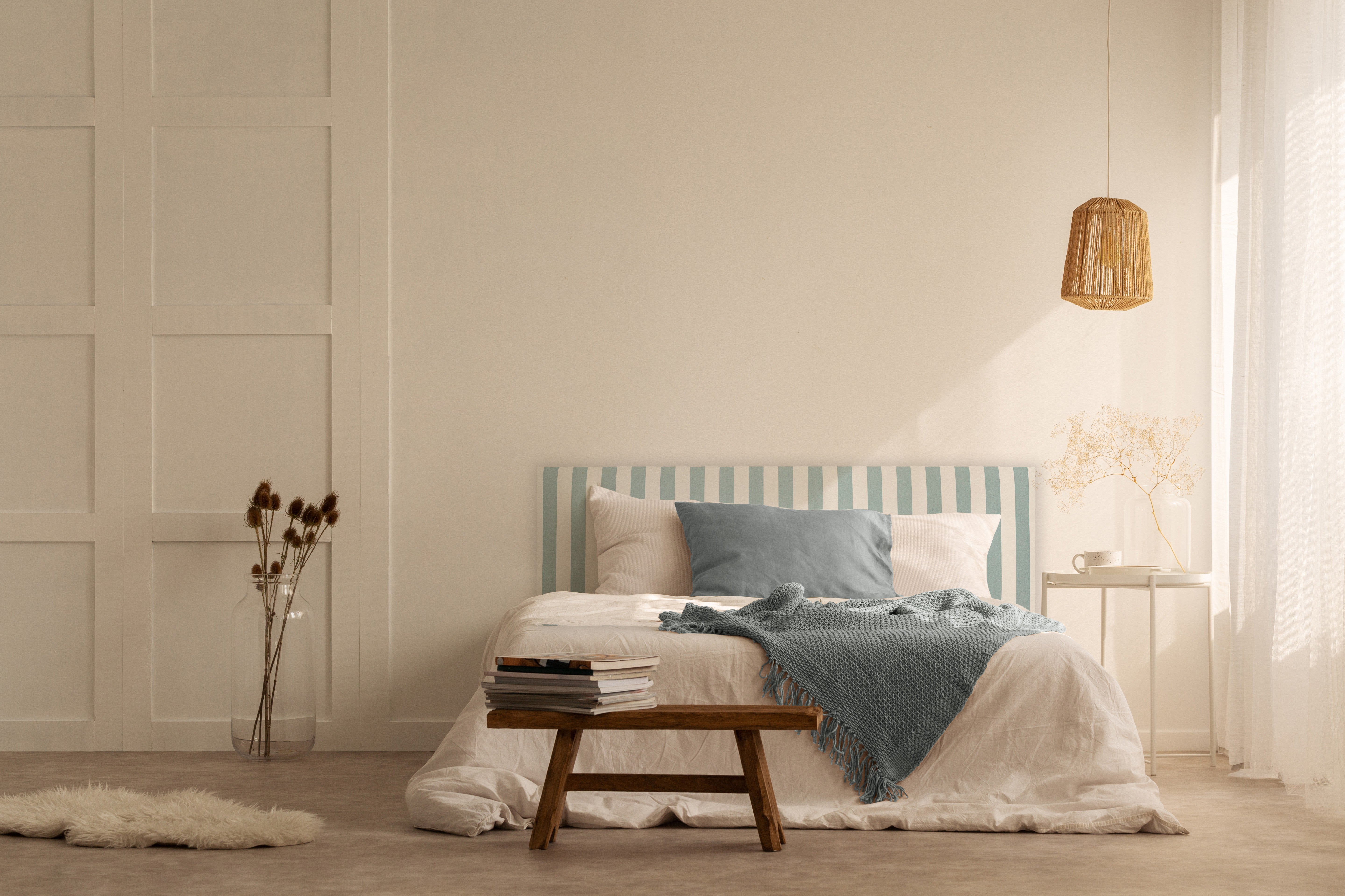 Cabecero Billie 135 Stripes Turquesa
