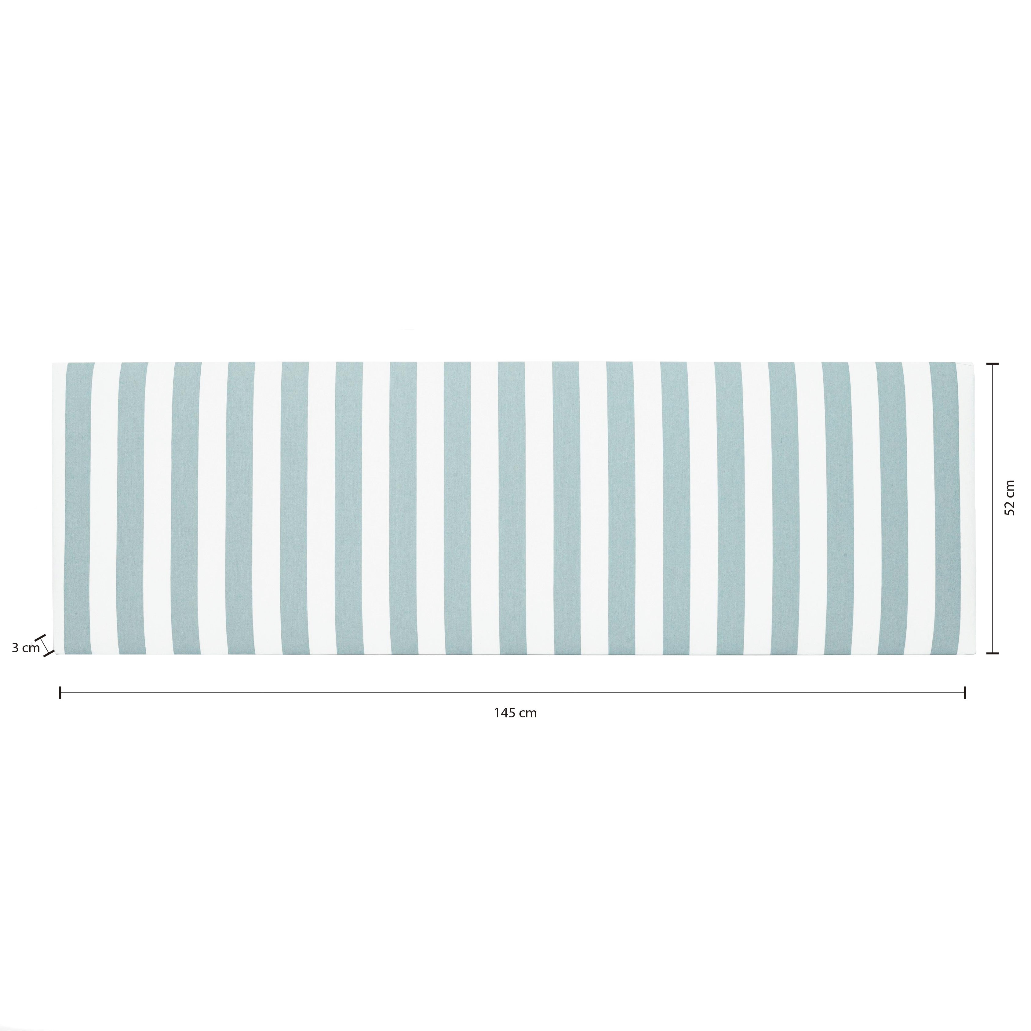 Cabecero Billie 135 Stripes Turquesa