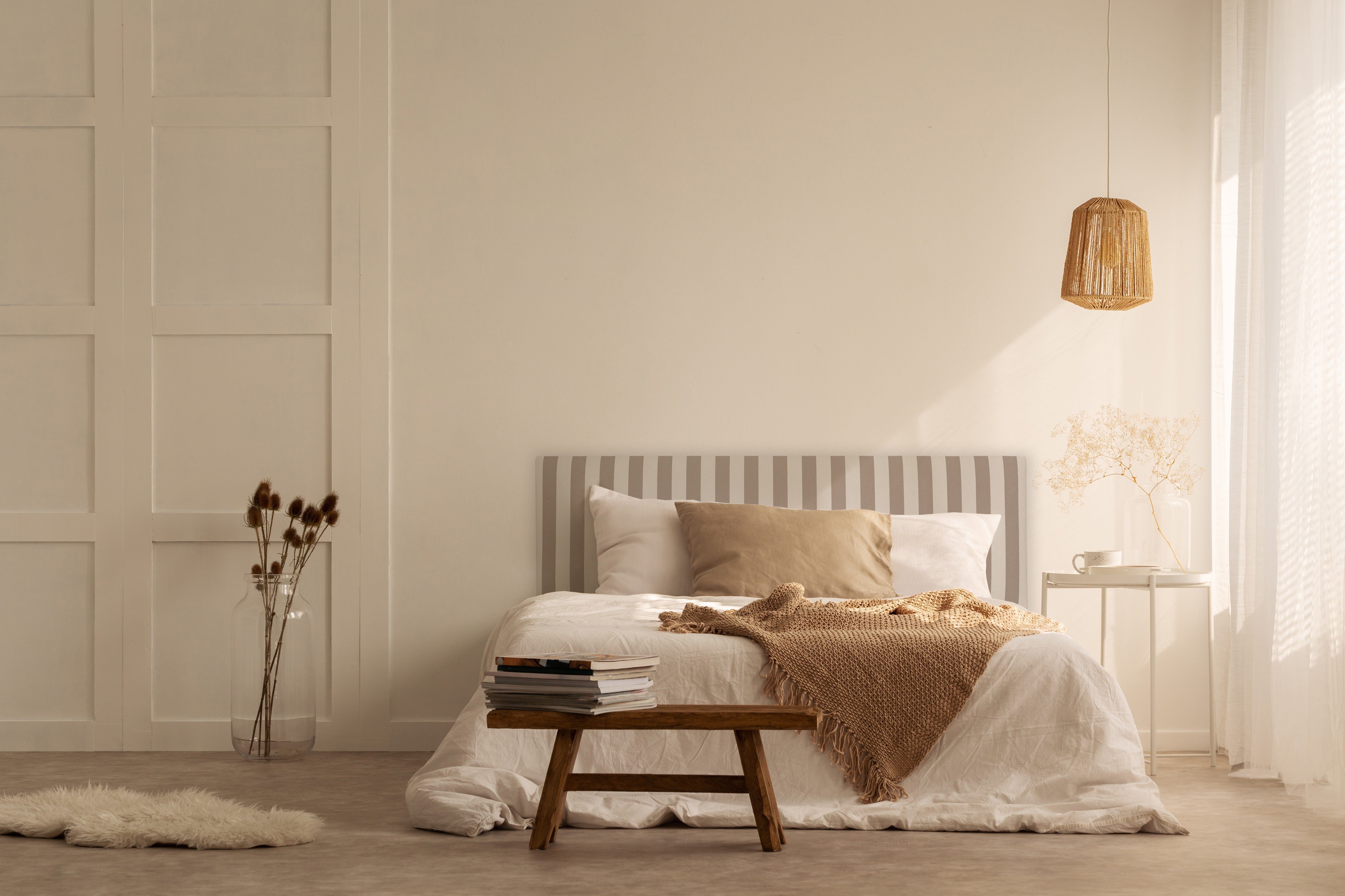 Cabecero Billie 135 Stripes Beige