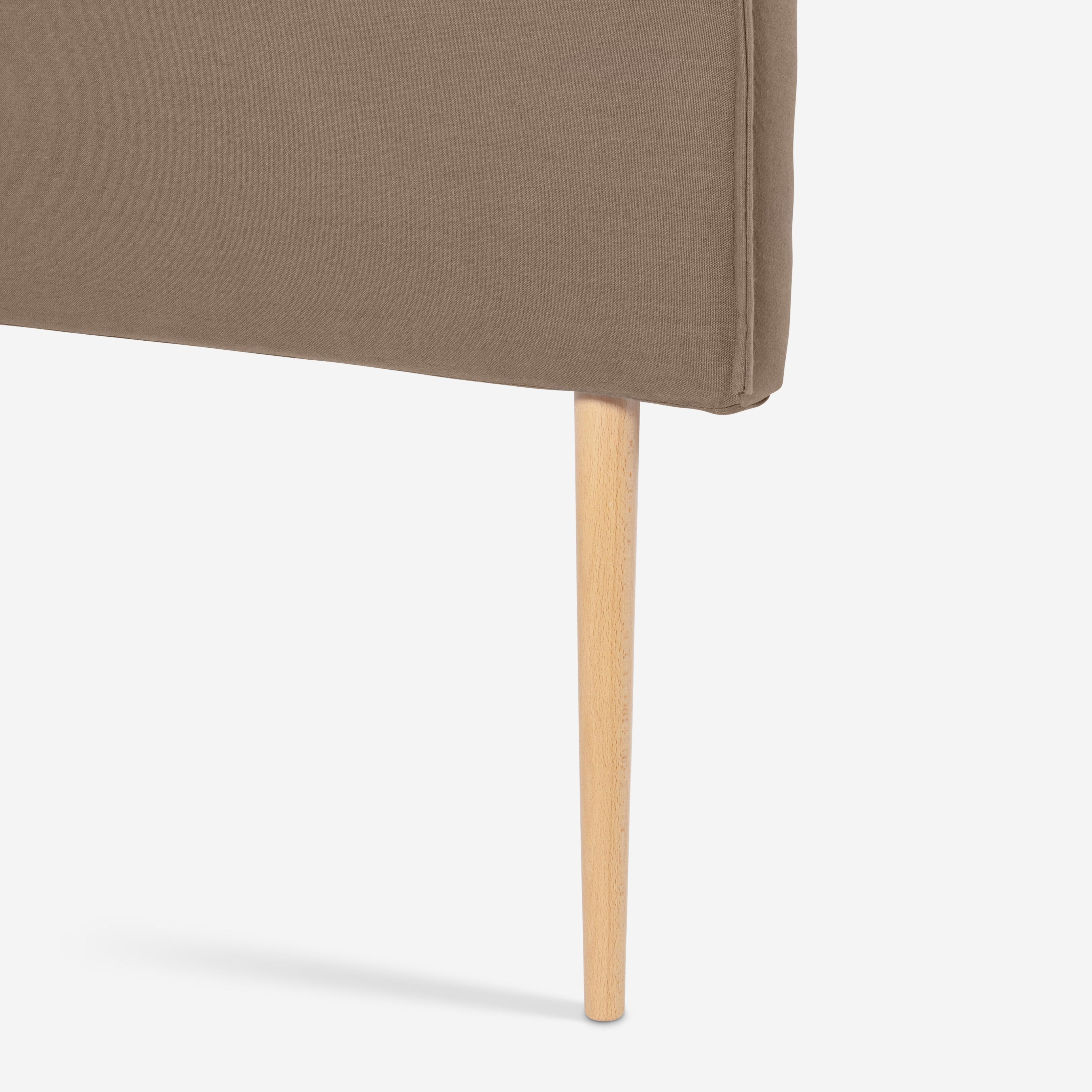 Cabecero tapizado lino 150 Edmond Marron