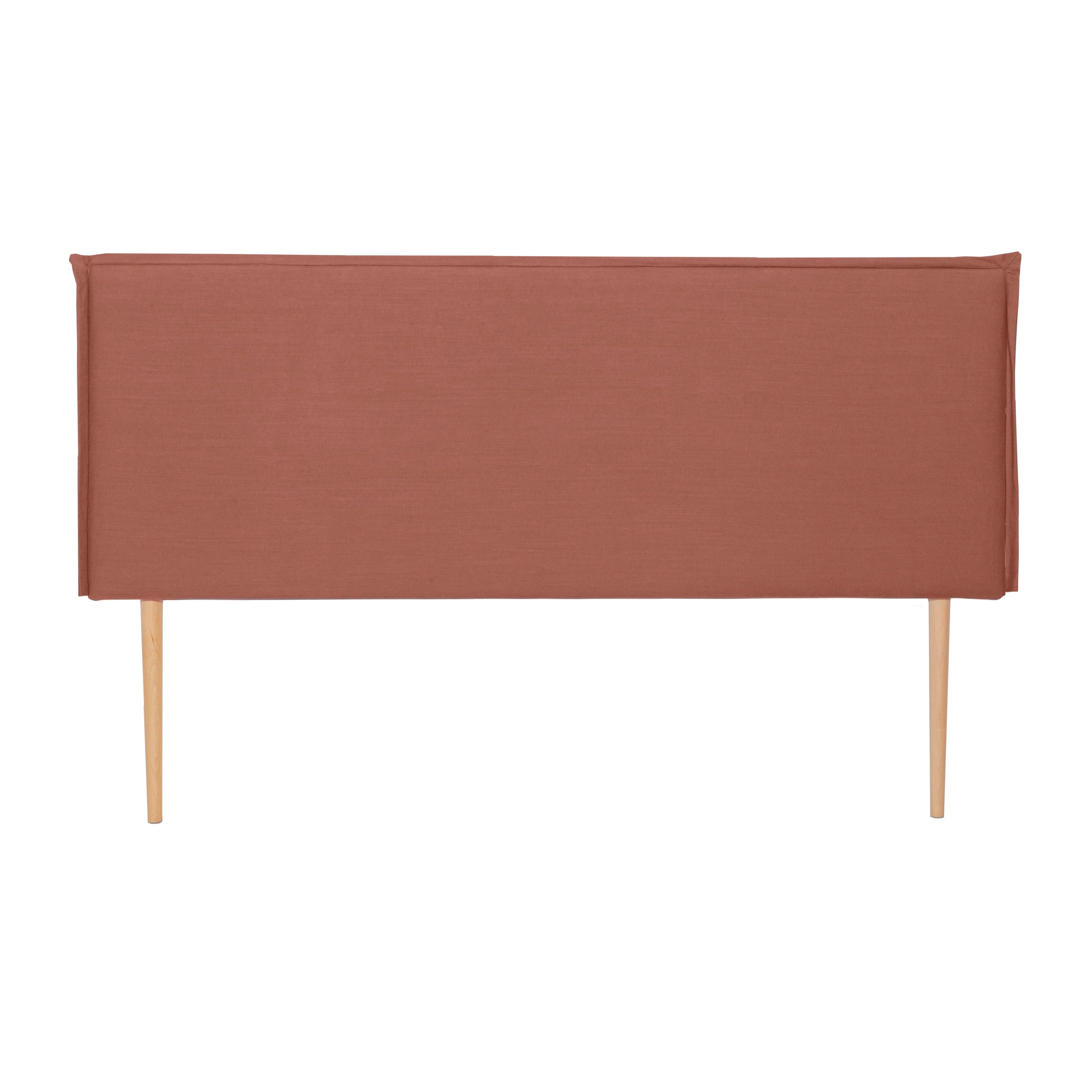 Cabecero tapizado lino 150 Edmond Teja