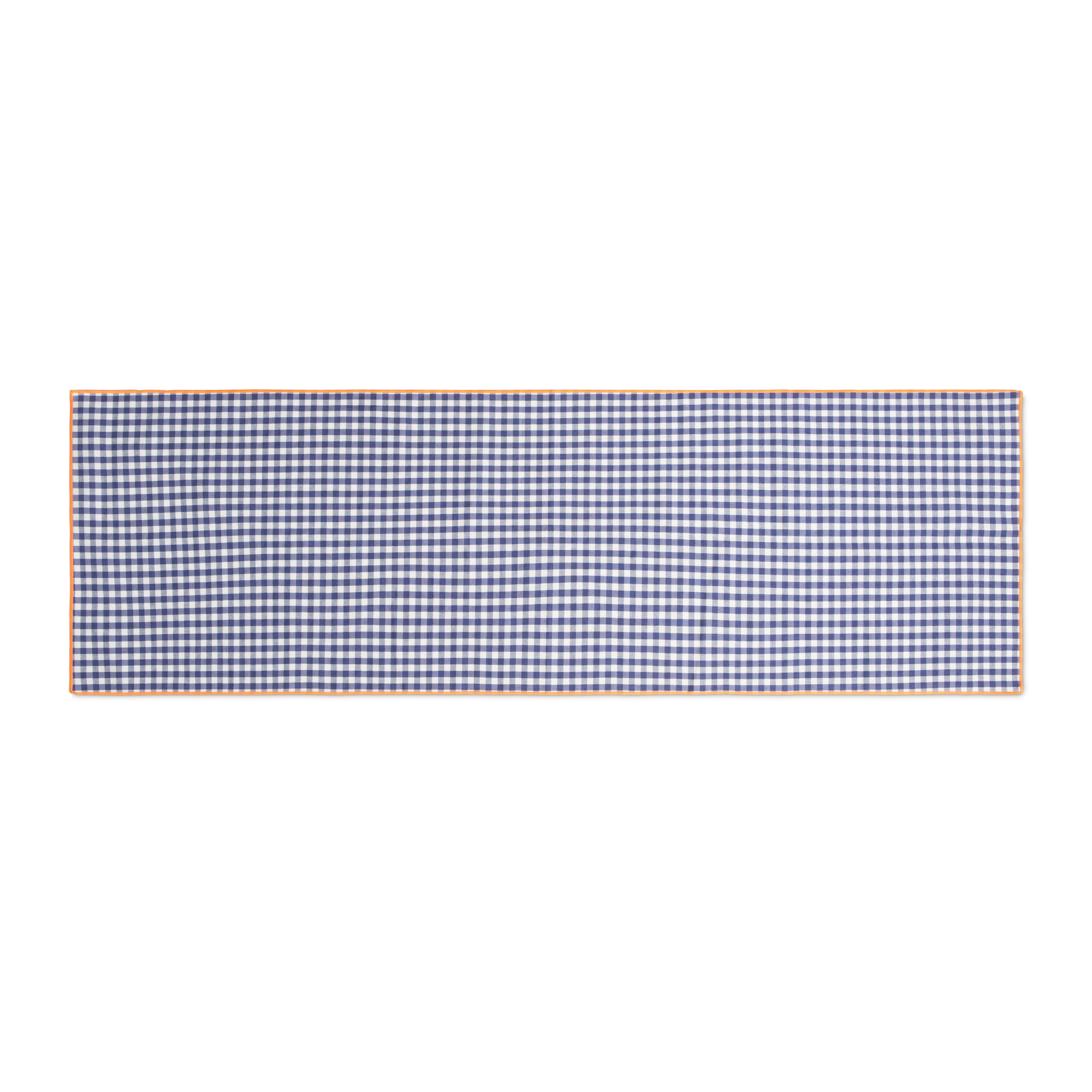 Set 2 Table roads Vichy navy