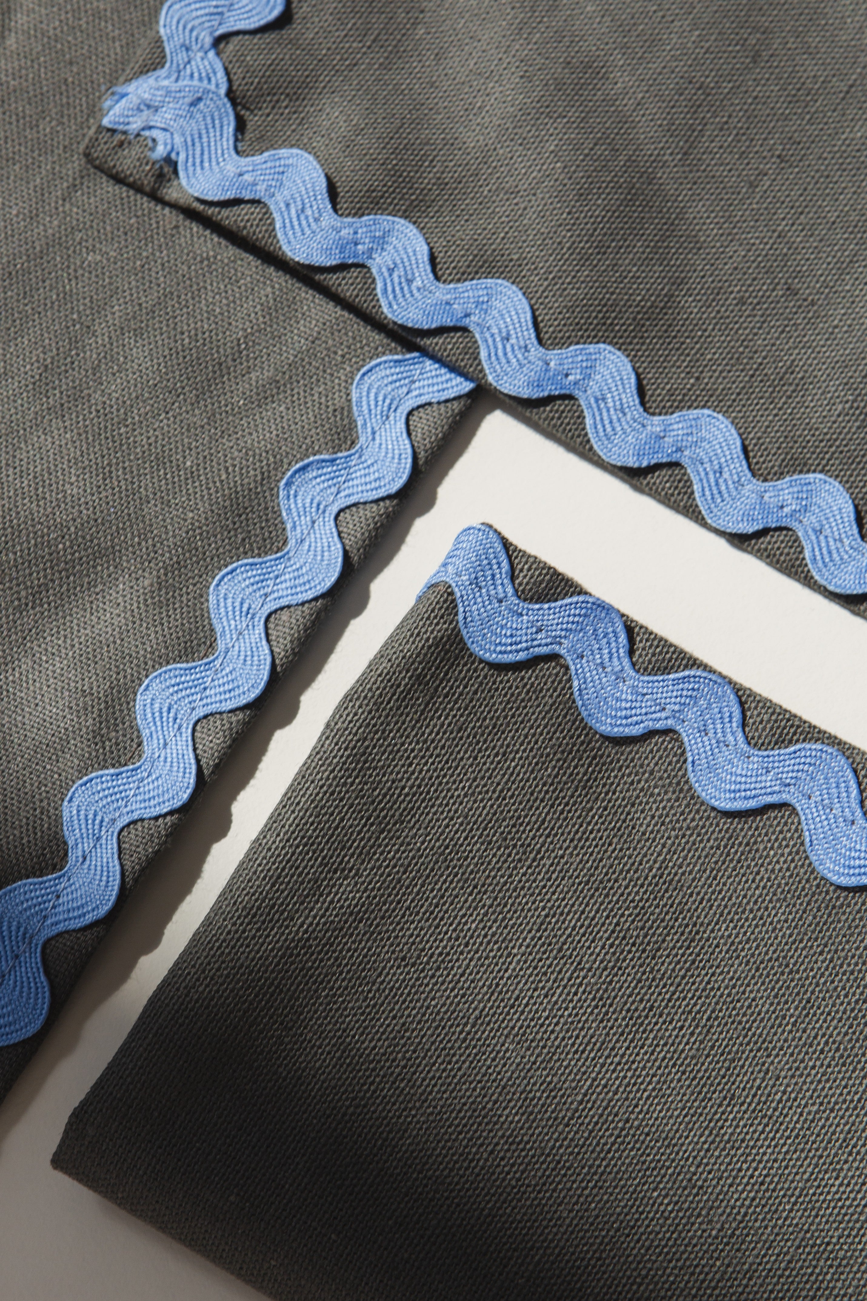 Set 2 individuales de mesa Wavy Gris