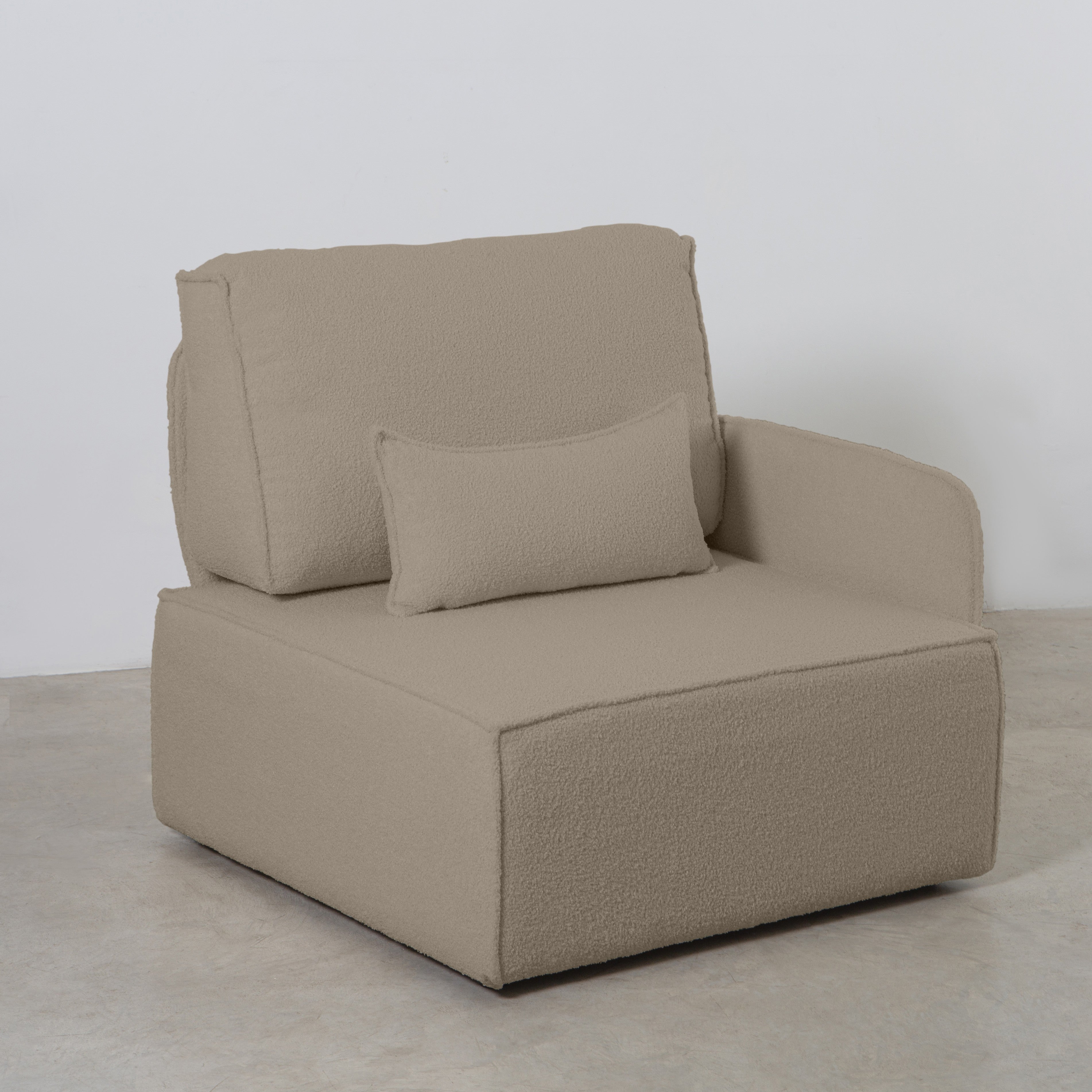Sofa Modular Lea 4 plazas Chaiselongue Stone