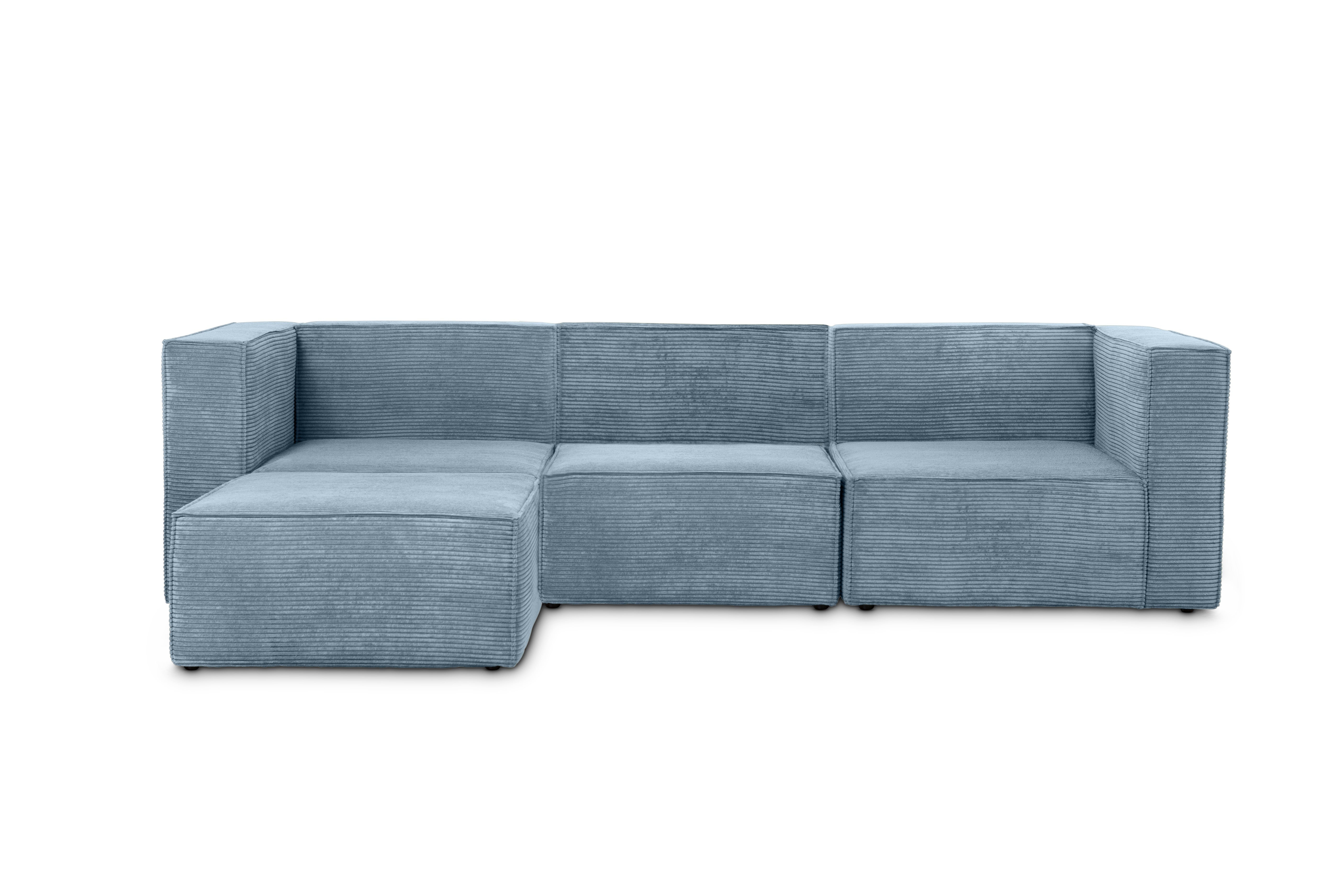 Sofa Harper 3 plazas Chaiselongue Azul