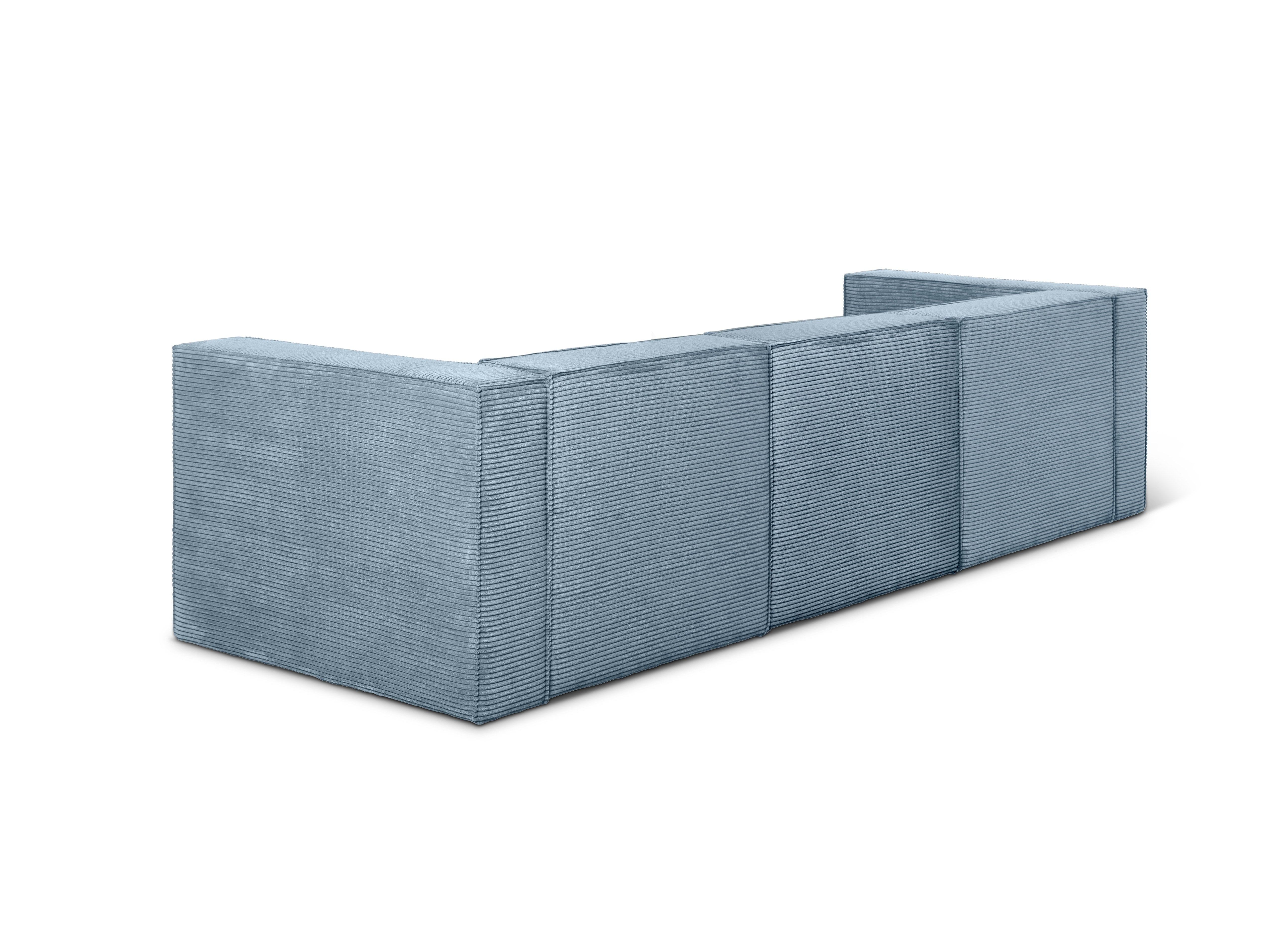 Sofa Harper 3 plazas Chaiselongue Azul