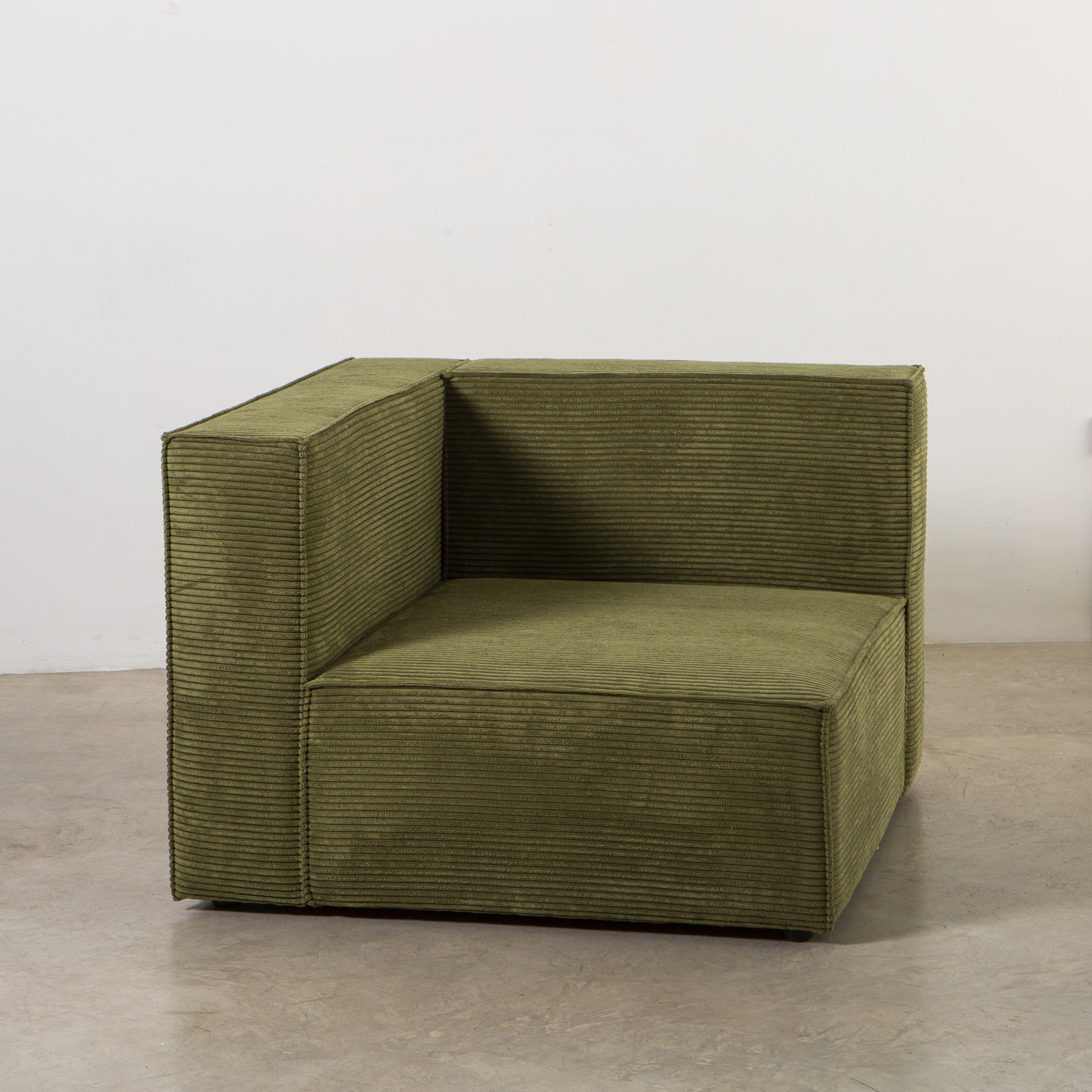 Sofa Harper 3 plazas Chaiselongue Verde