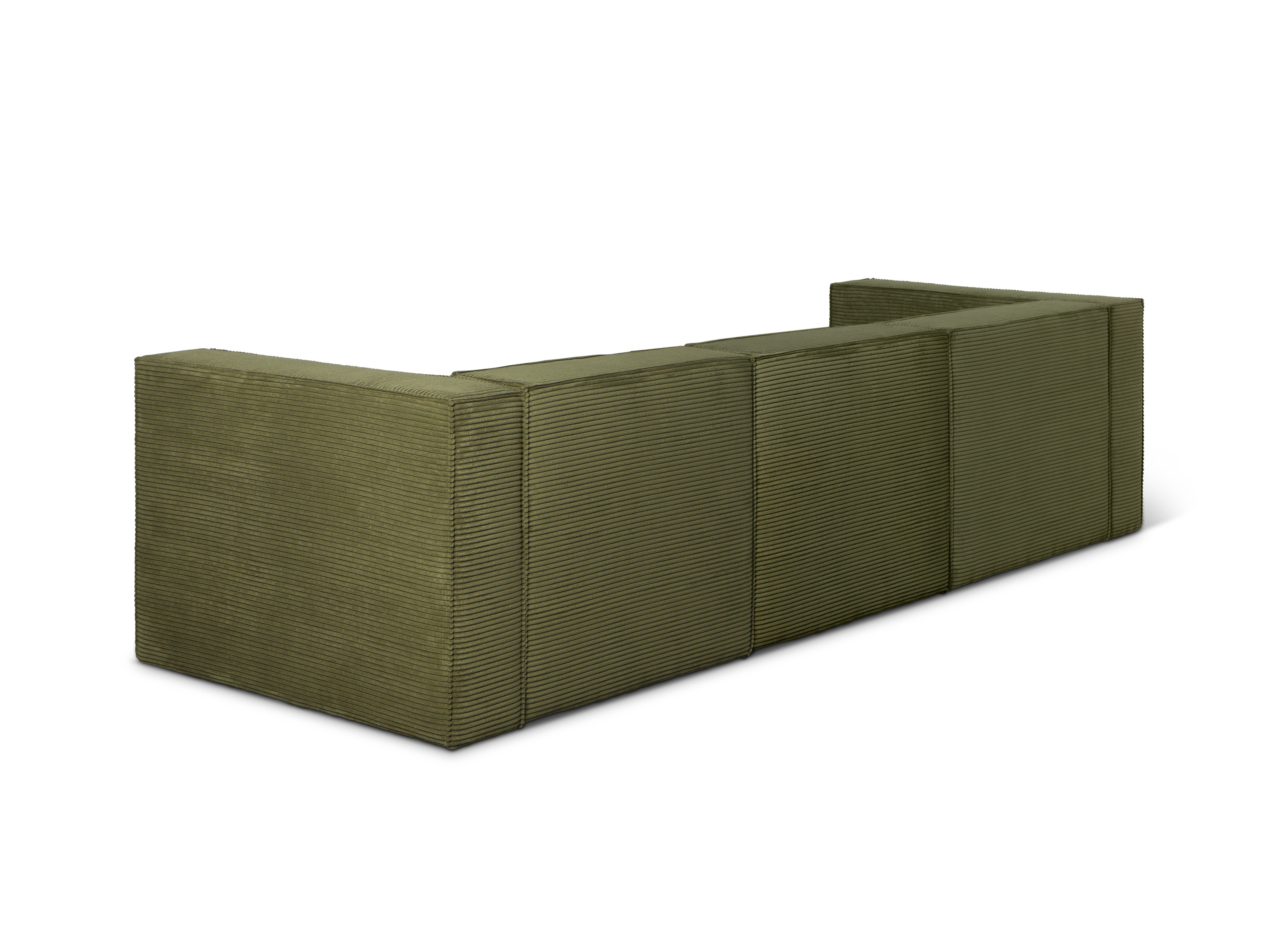 Sofa Harper 4 plazas Chaiselongue Verde