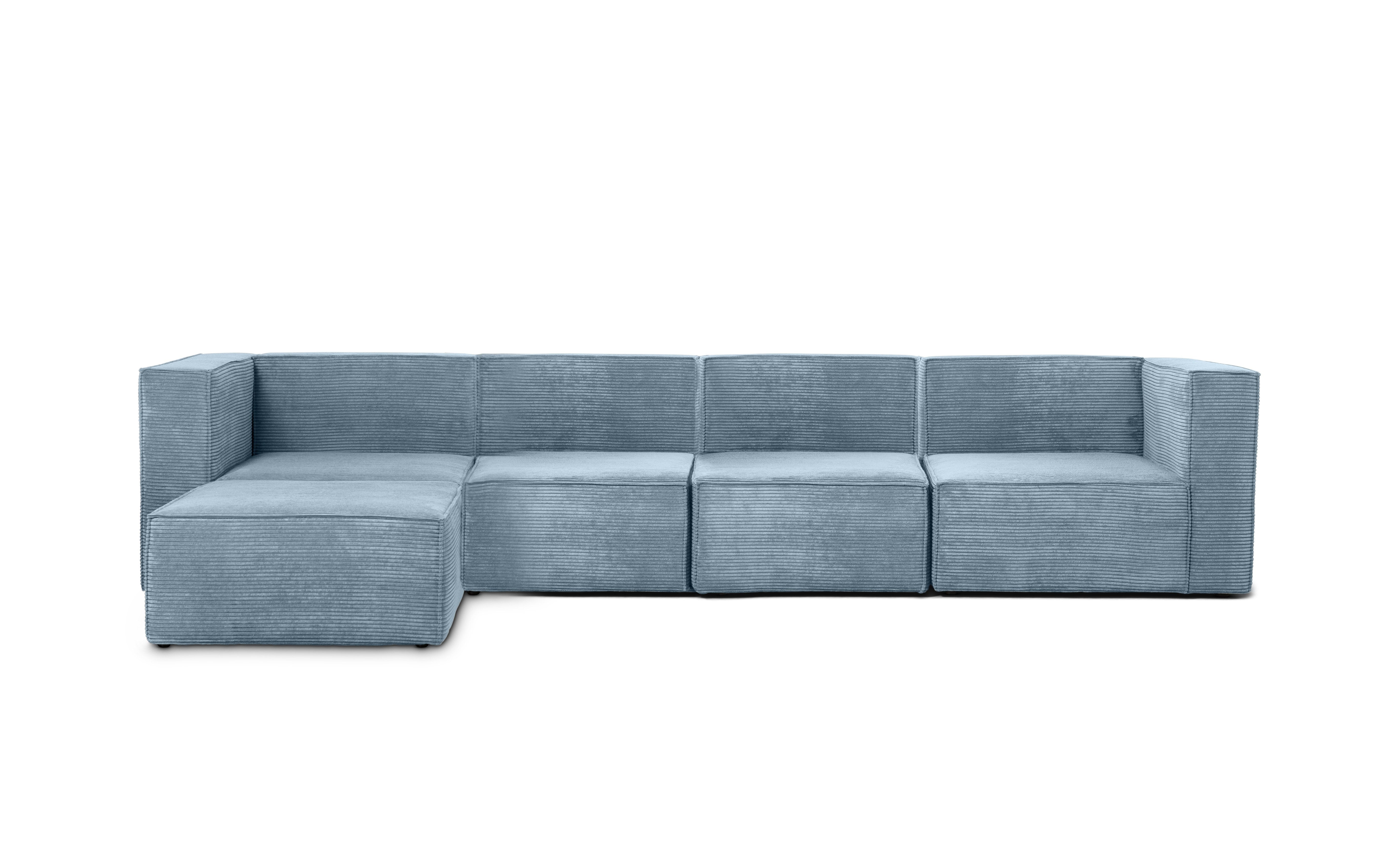 Sofa Harper 4 plazas Chaiselongue Azul