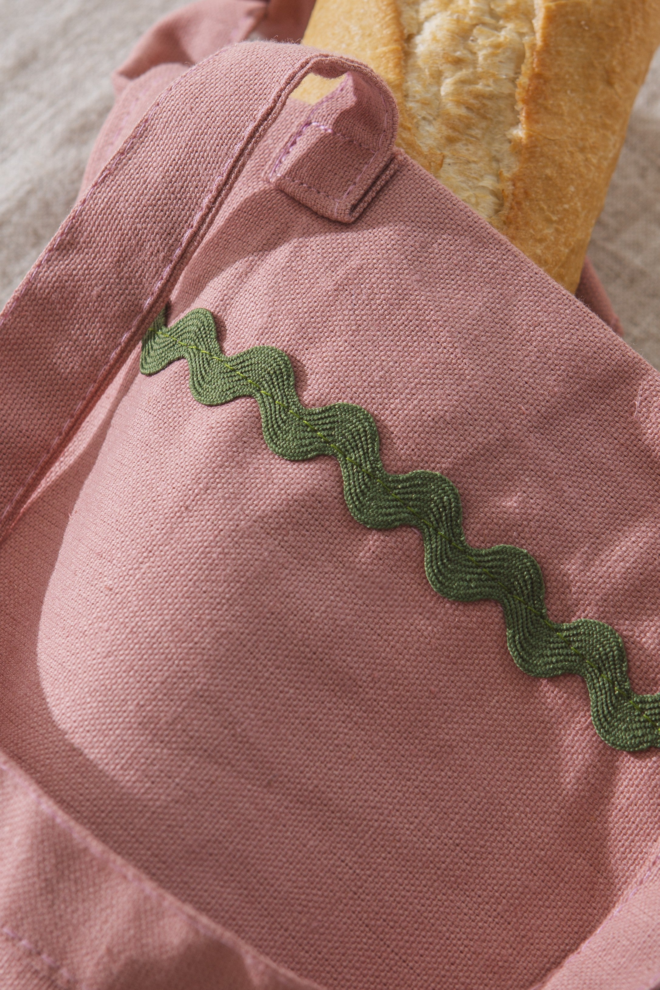 Bolsa de Pan Wavy Rosa