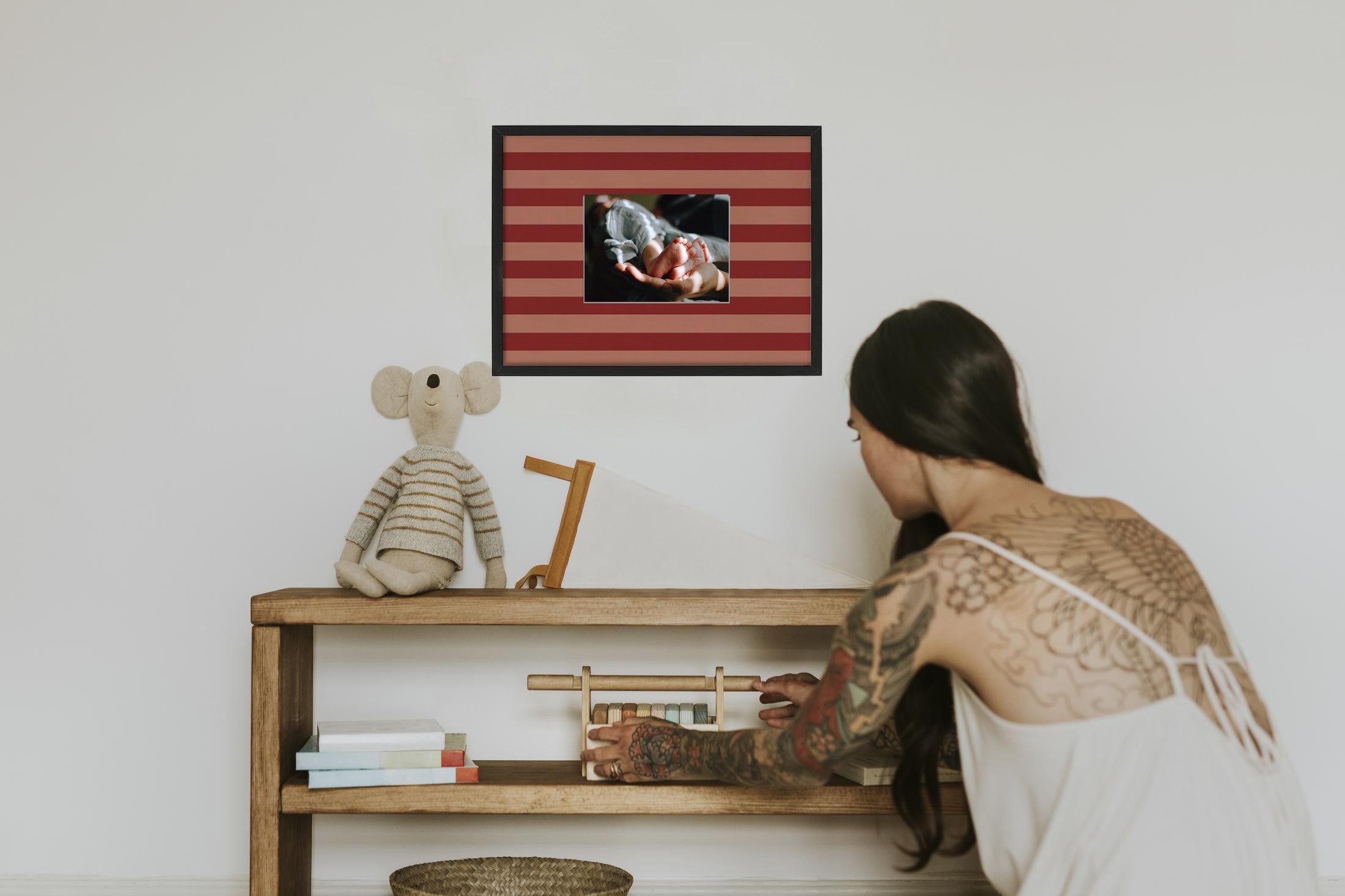 Photo Frame Red and Pink