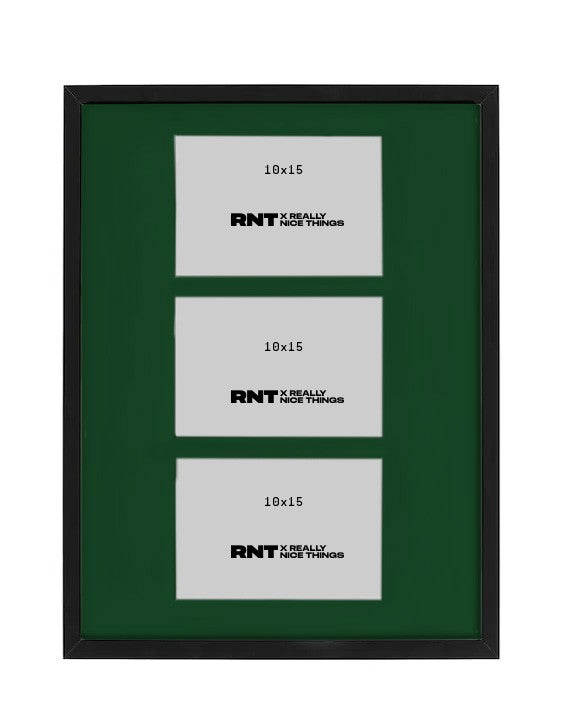 Photo Frame triple Green