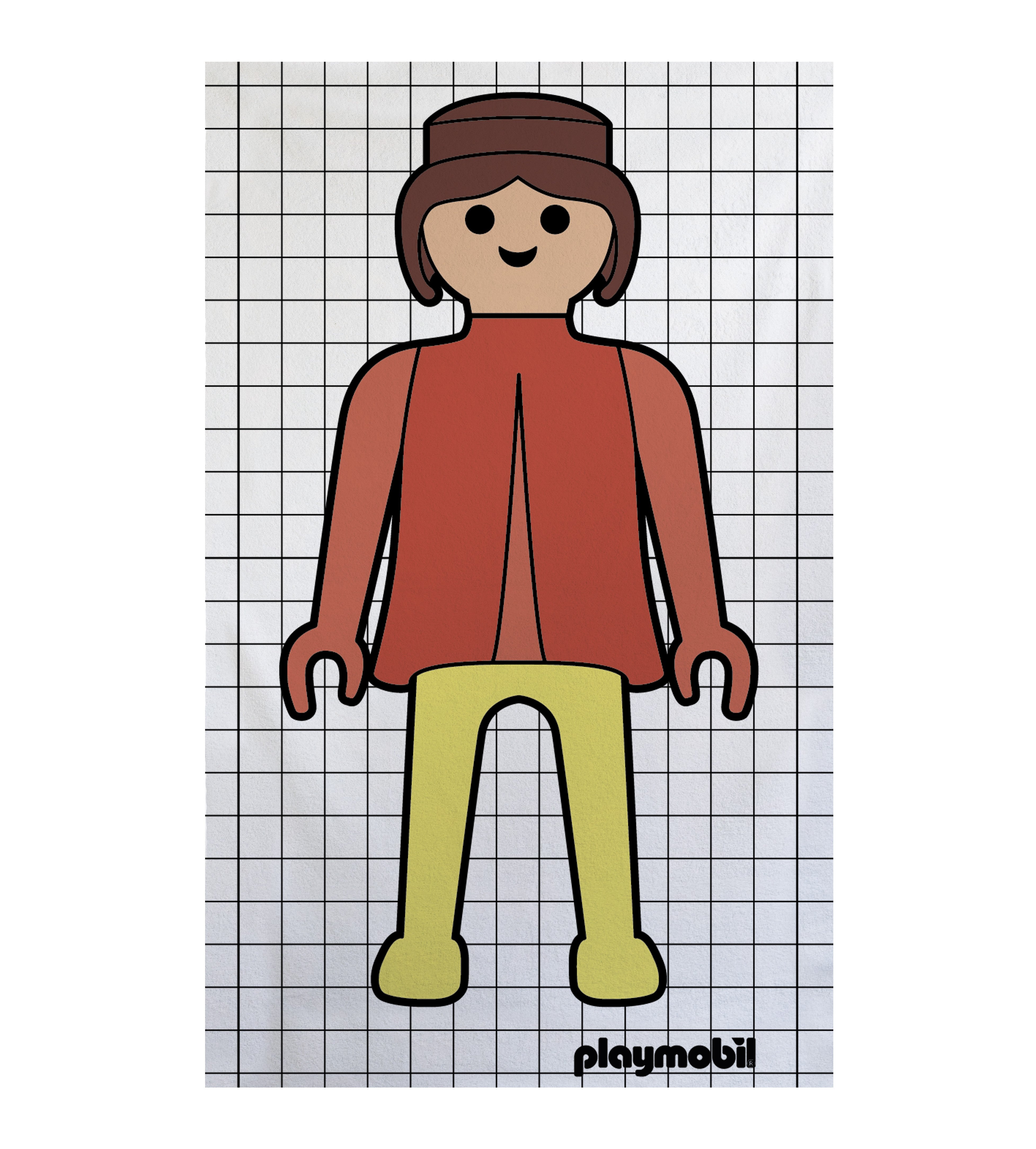 Toalla de playa kids Rizo Plus 75x140 (Playmobil Girl)