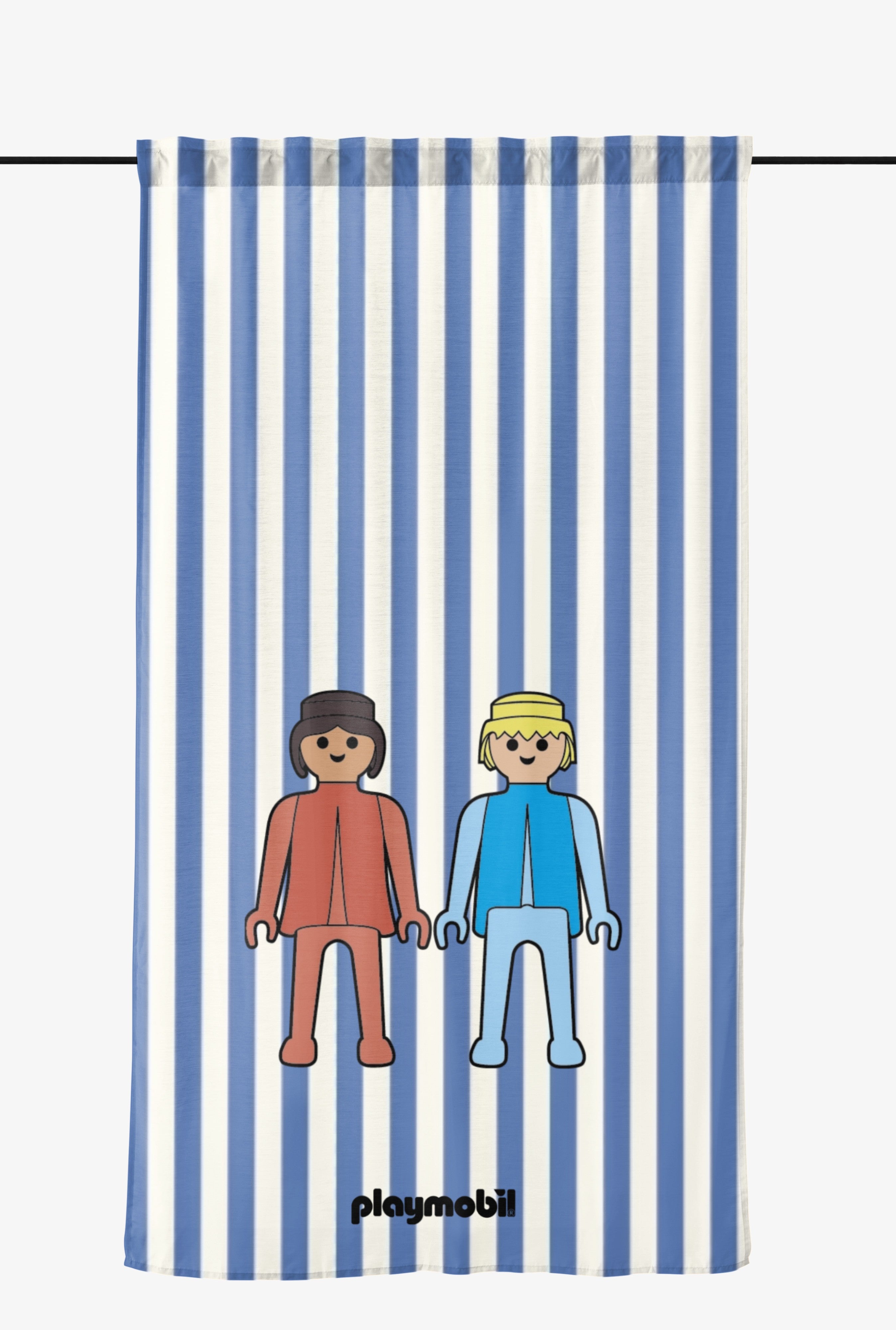 Cortina Ducha (Blue Stripes Playmobil)