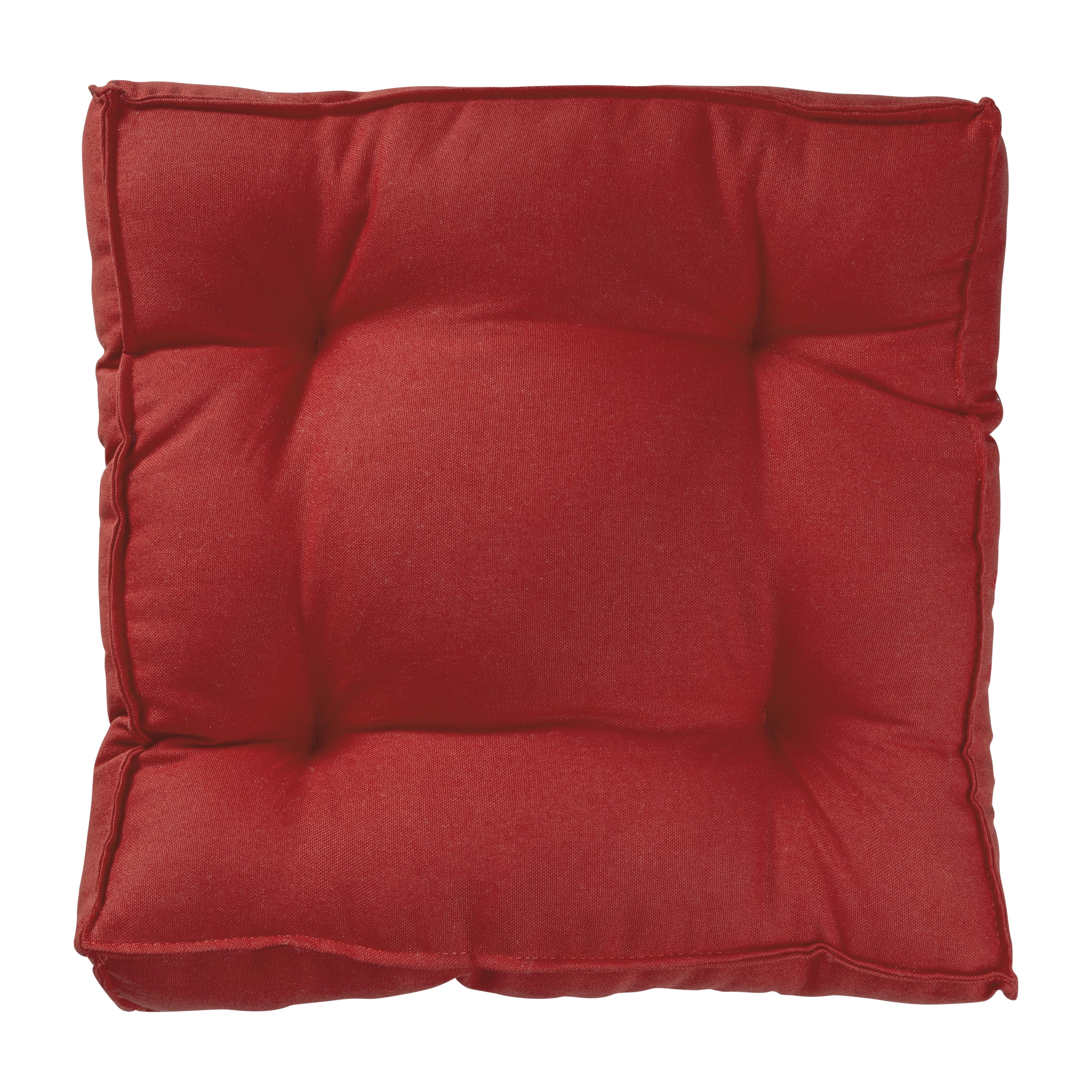 Square Cushion Solid (Red)