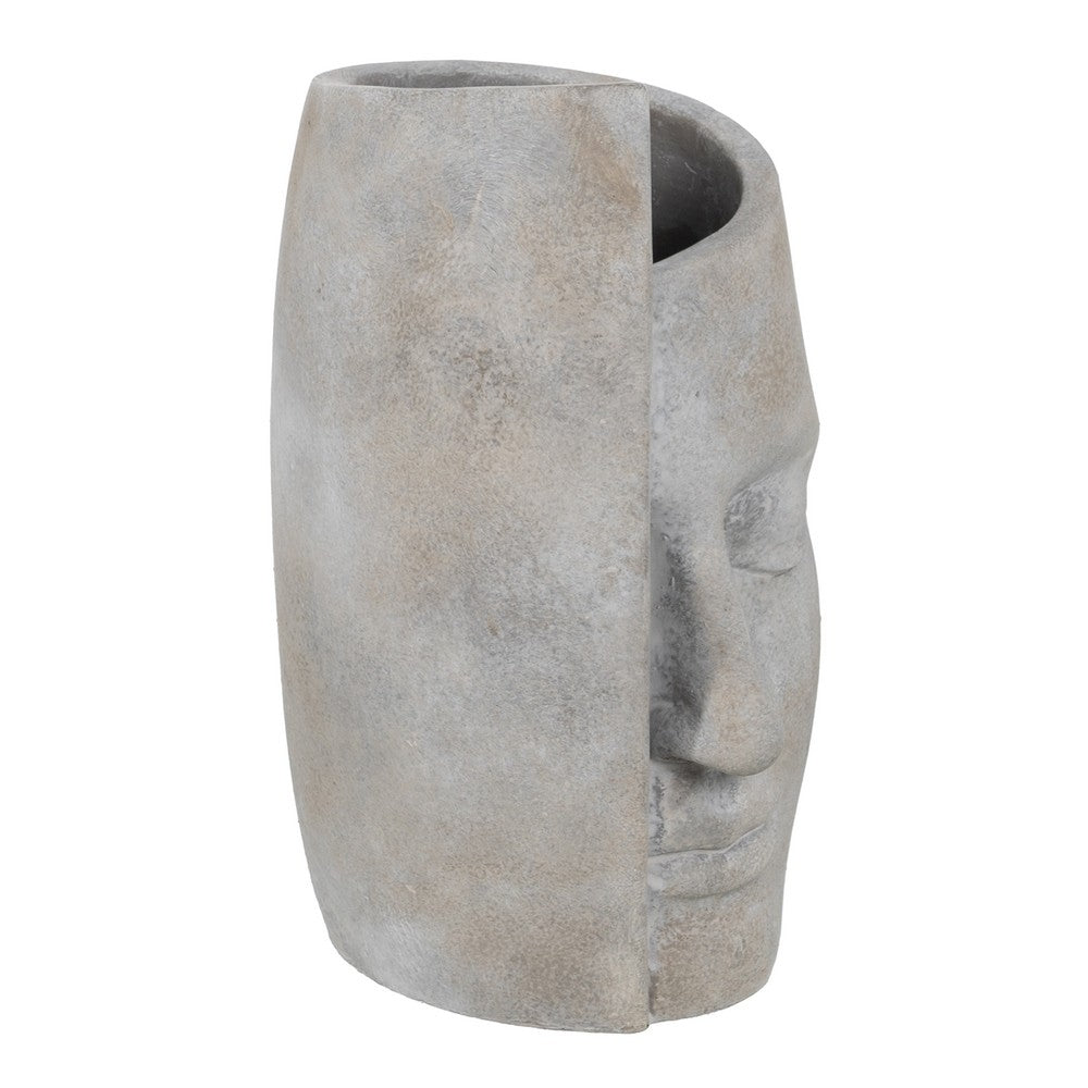 JARRÓN CERÁMICA VISAGE COLOR CEMENT