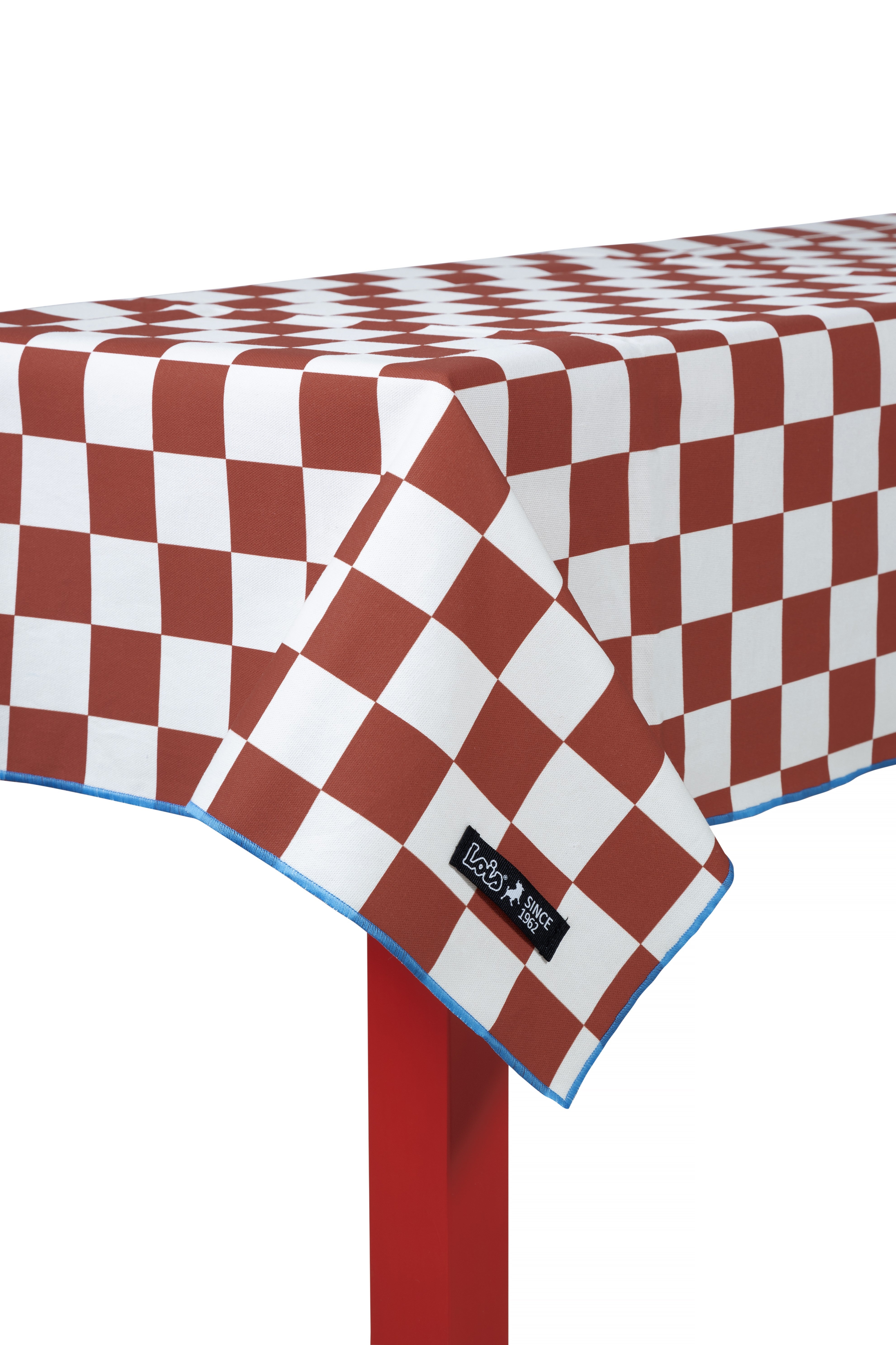 Mantel 140x140 Marshall (Red Squares)