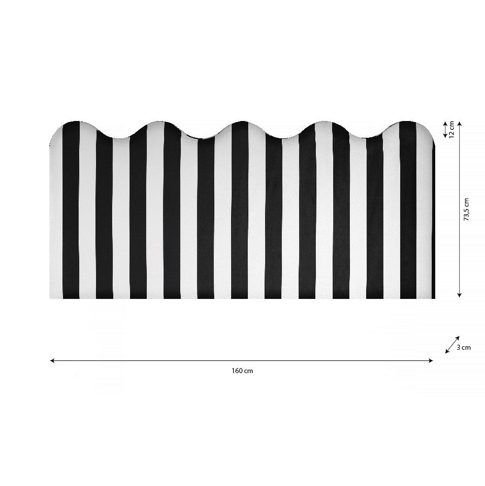 Cabecero Tapizado Wavy (Stripes XL)