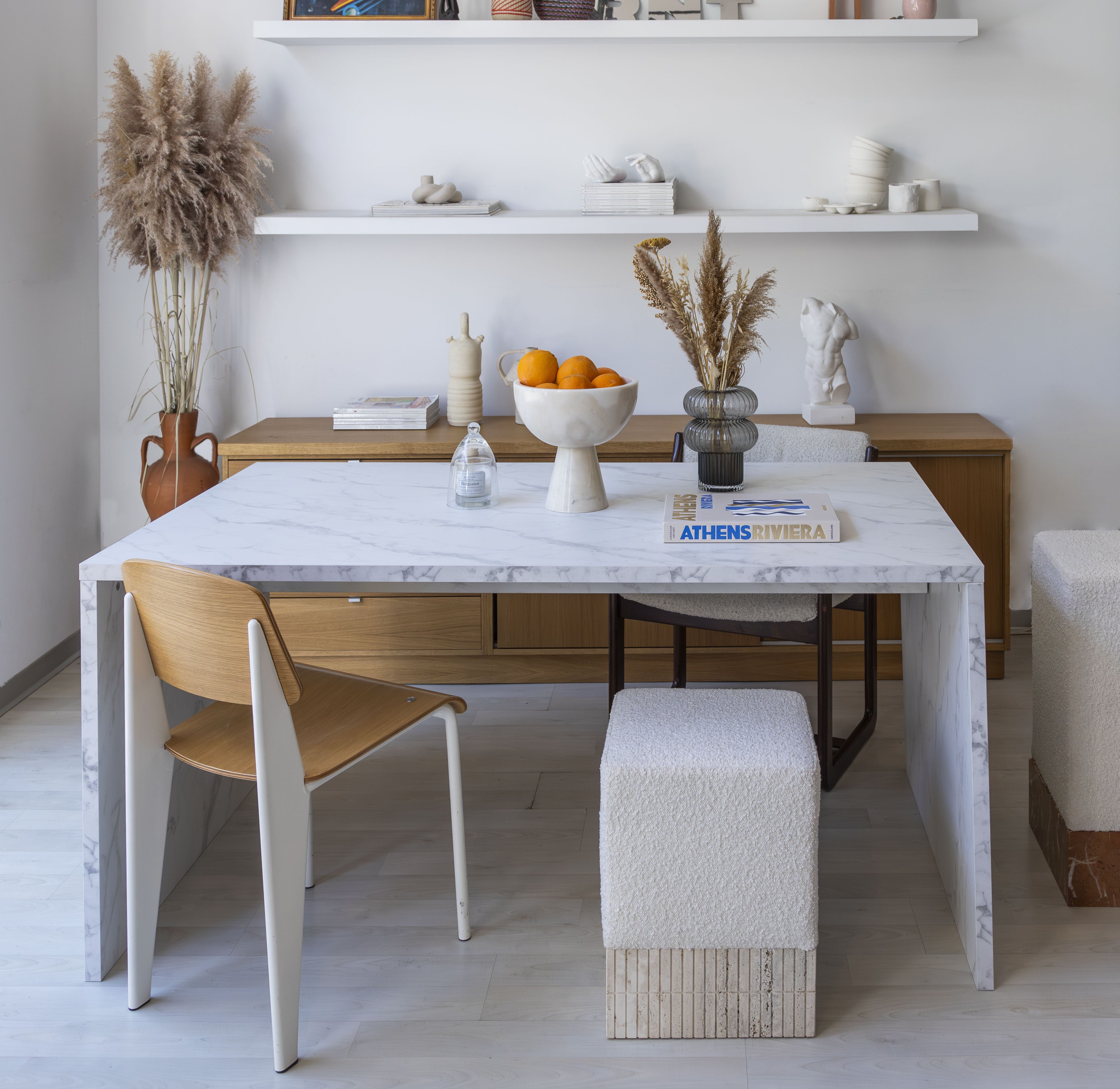 Mesa comedor Alberta blanca