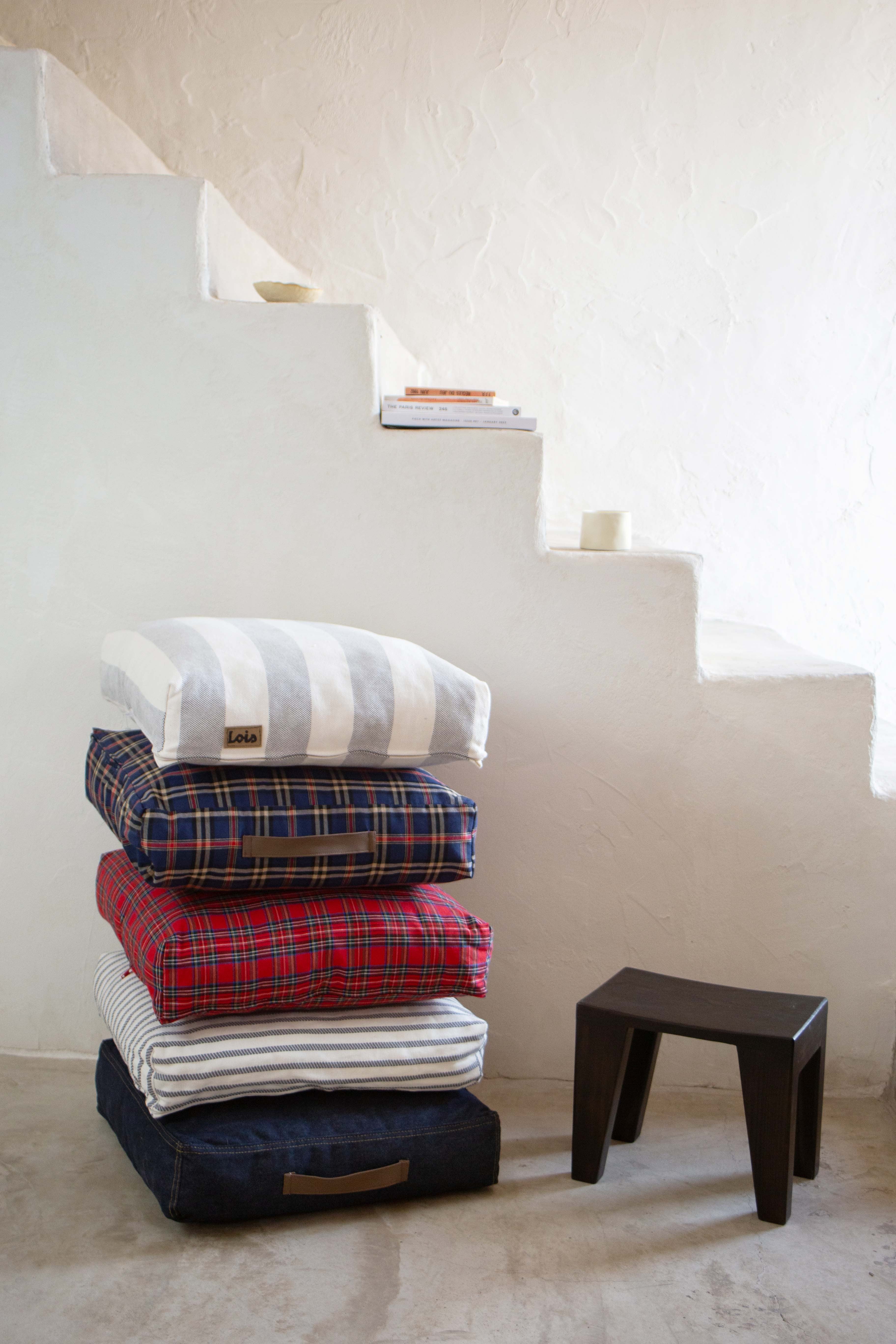 Pouf cuadrado Cottage (Red)