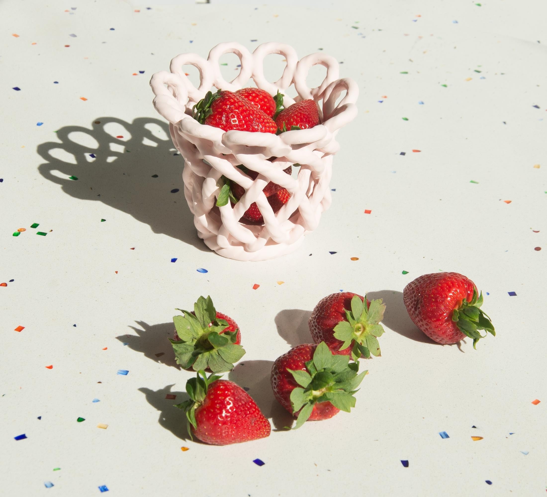 Woody Ceramic Basket