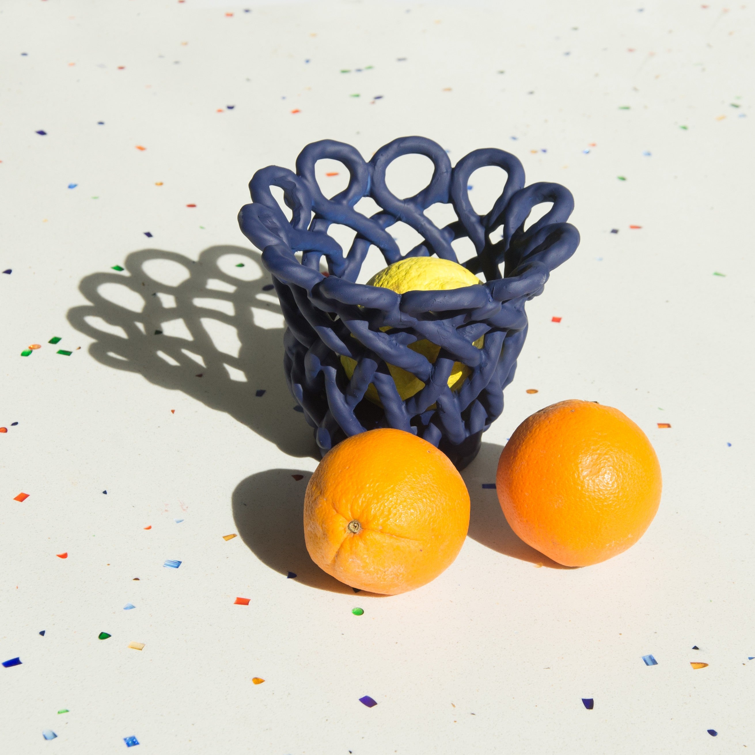 Woody Ceramic Basket