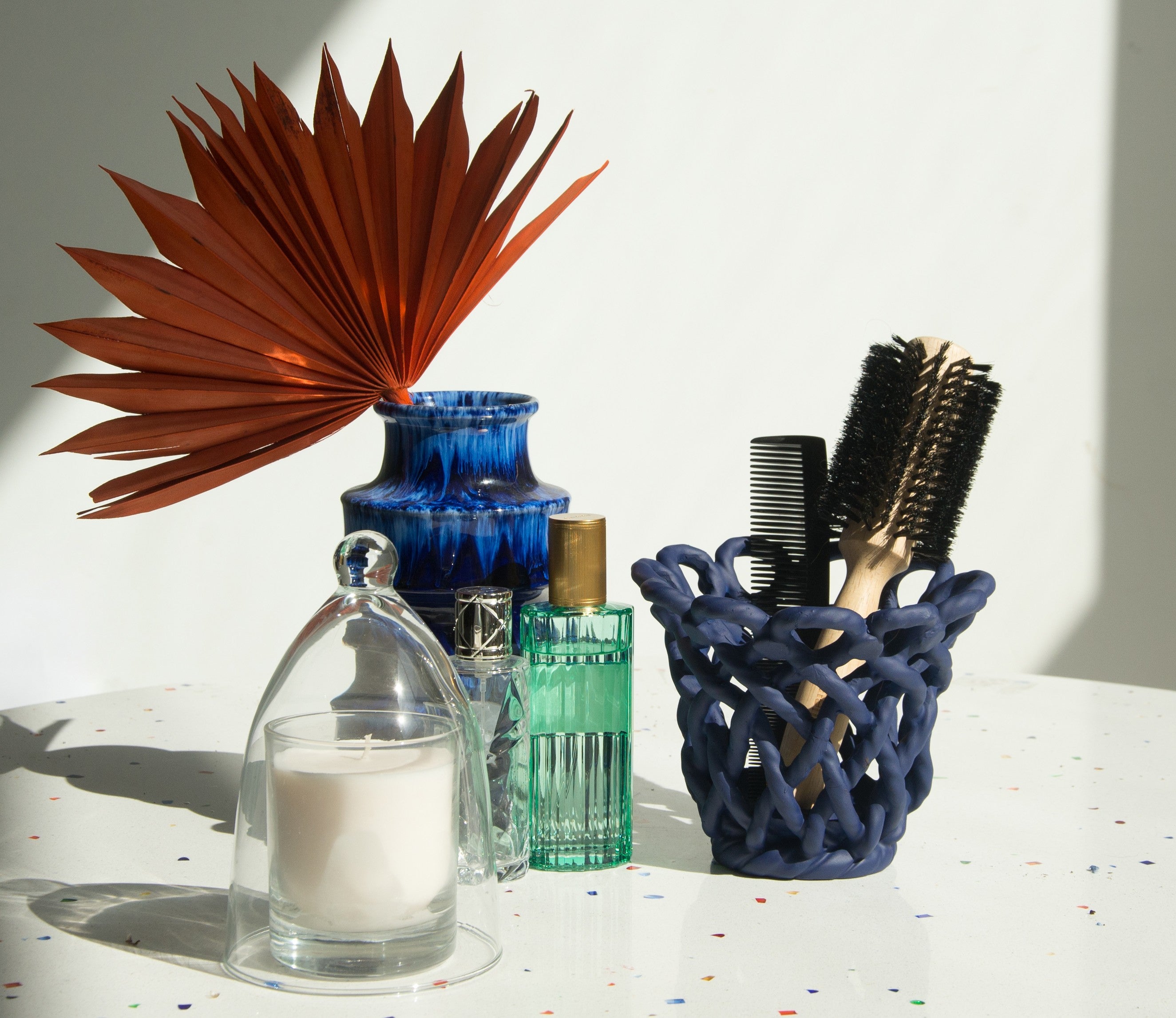 Woody Ceramic Basket