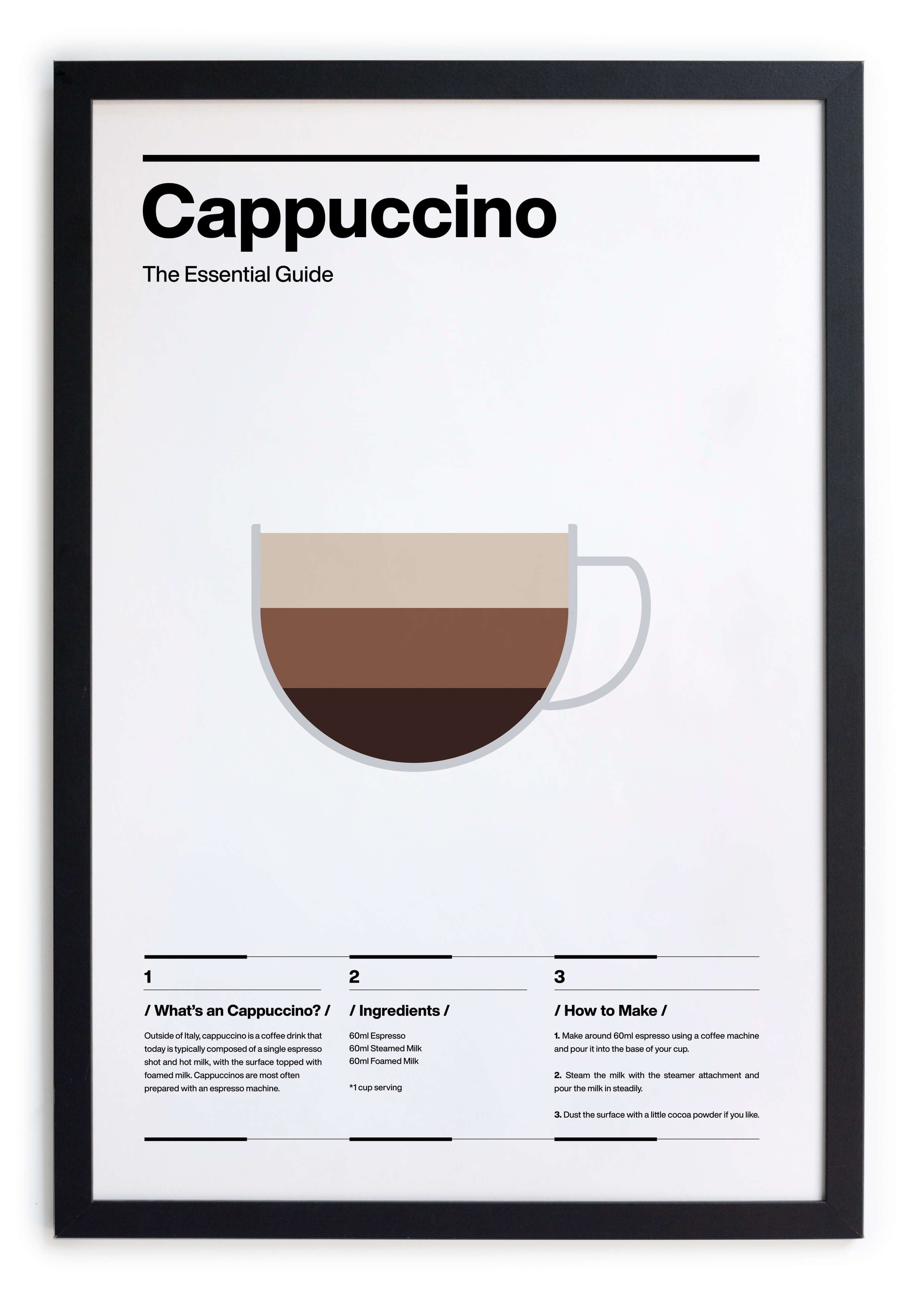 Cuadro moldura Capuccino
