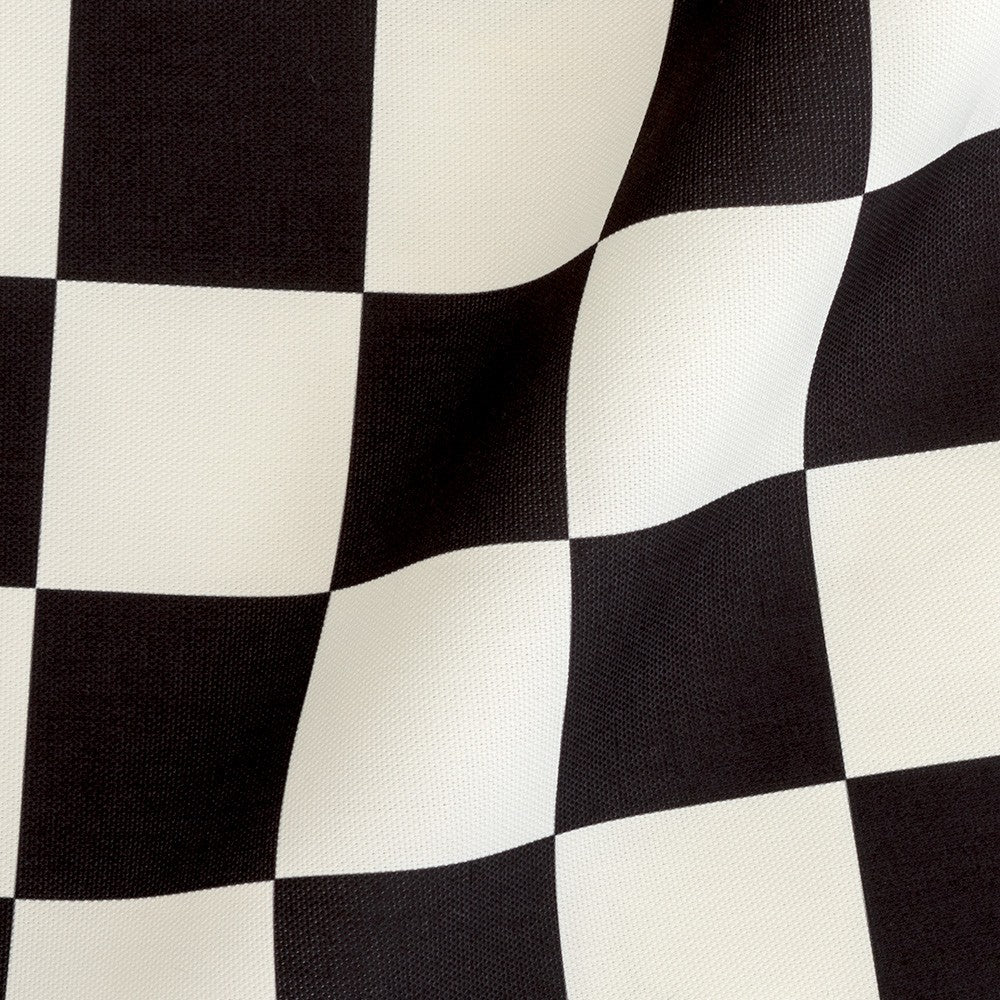 Tela outdoor Checkerboard Negro