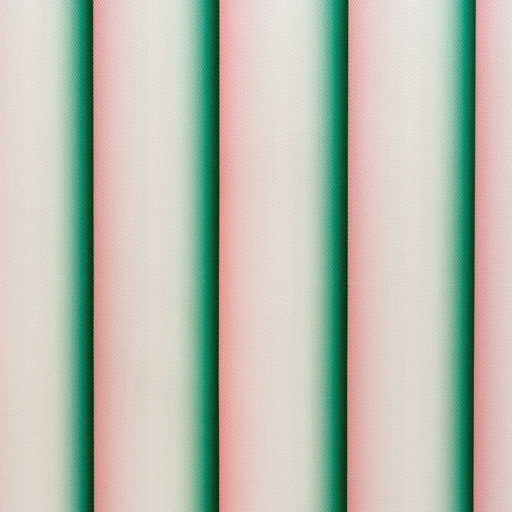 Tela outdoor Gradient Stripes Green Pink