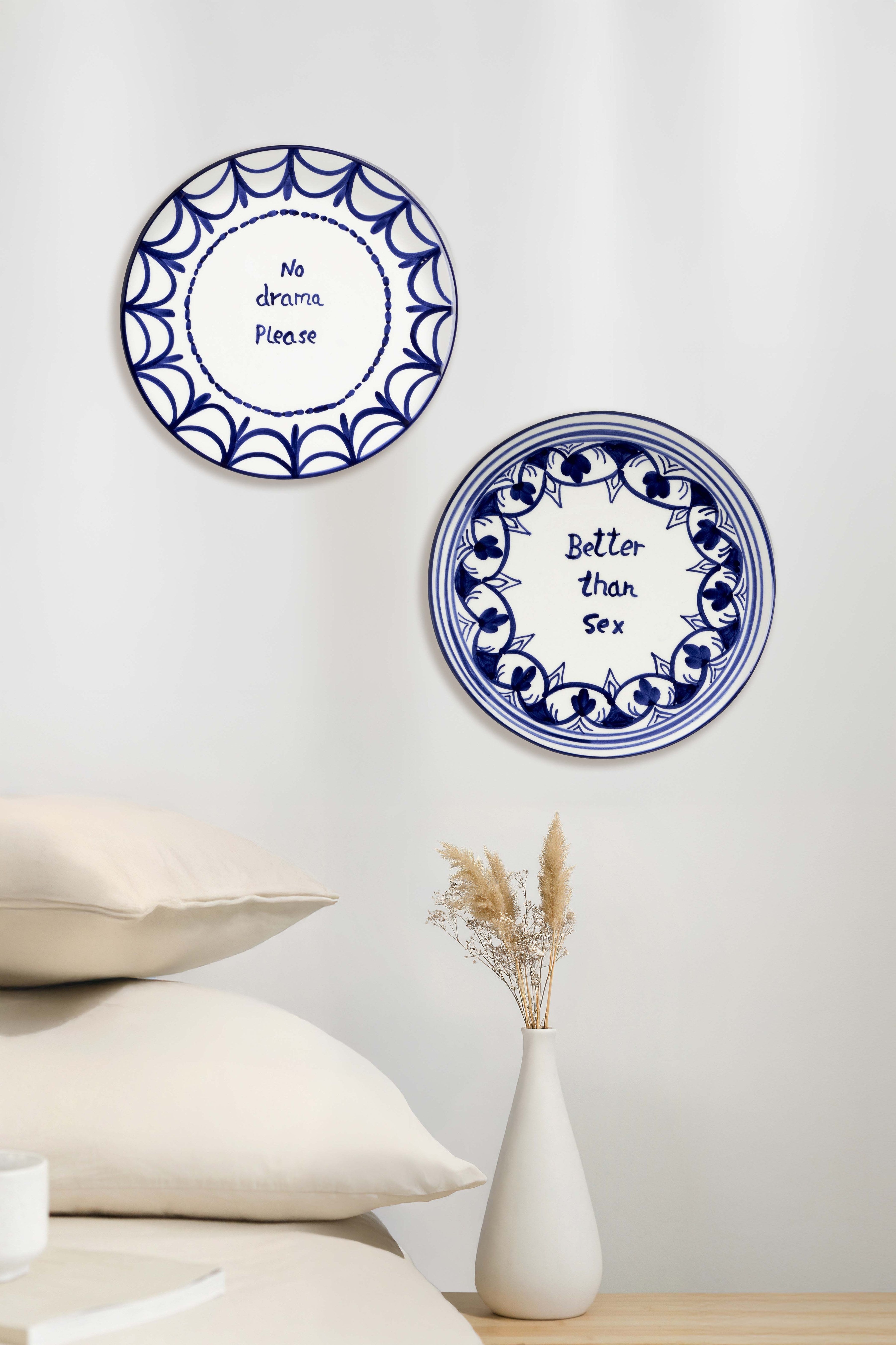 Plato decorativo No Drama