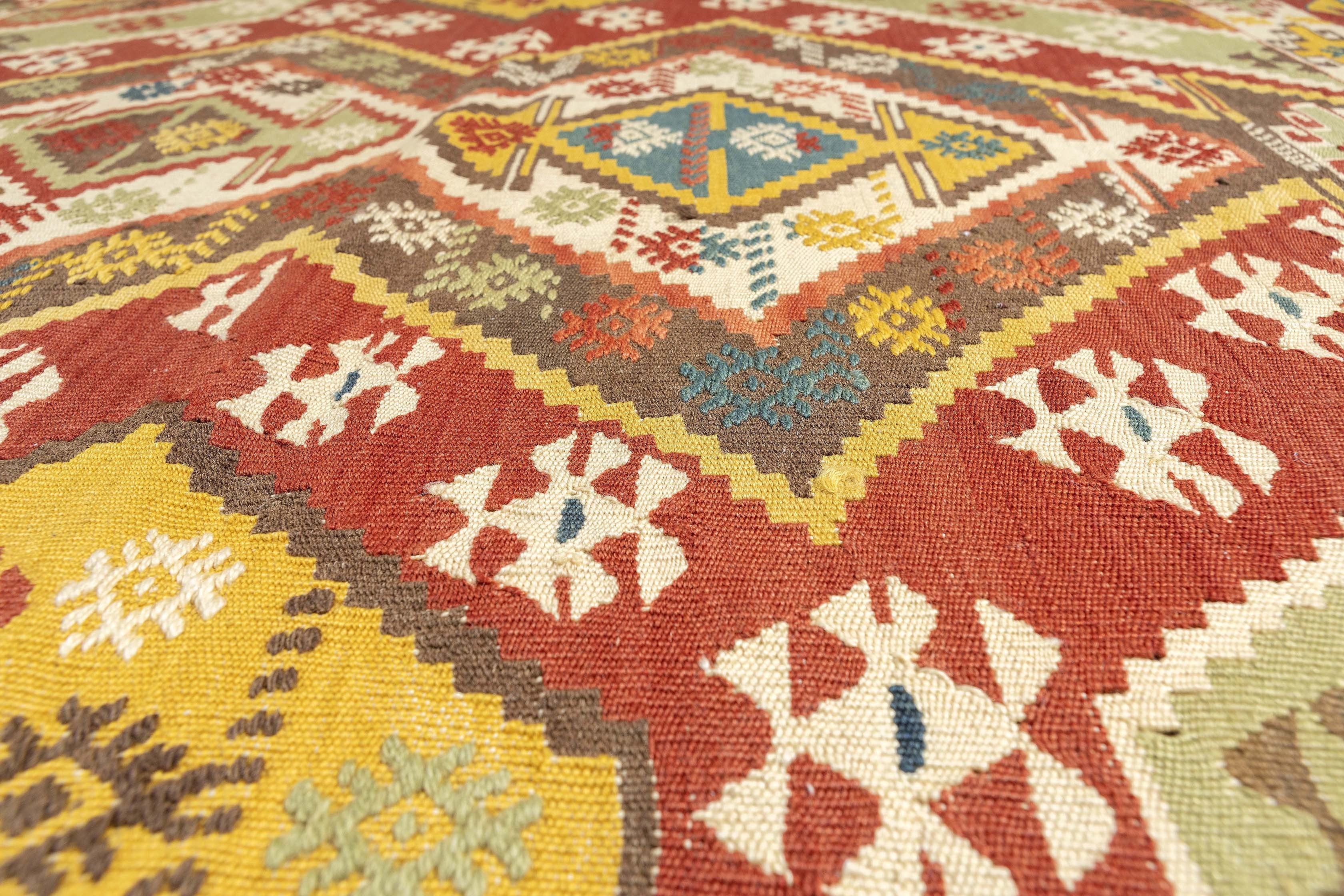 Alfombra Kilim Extrafino Turco 100% Lana