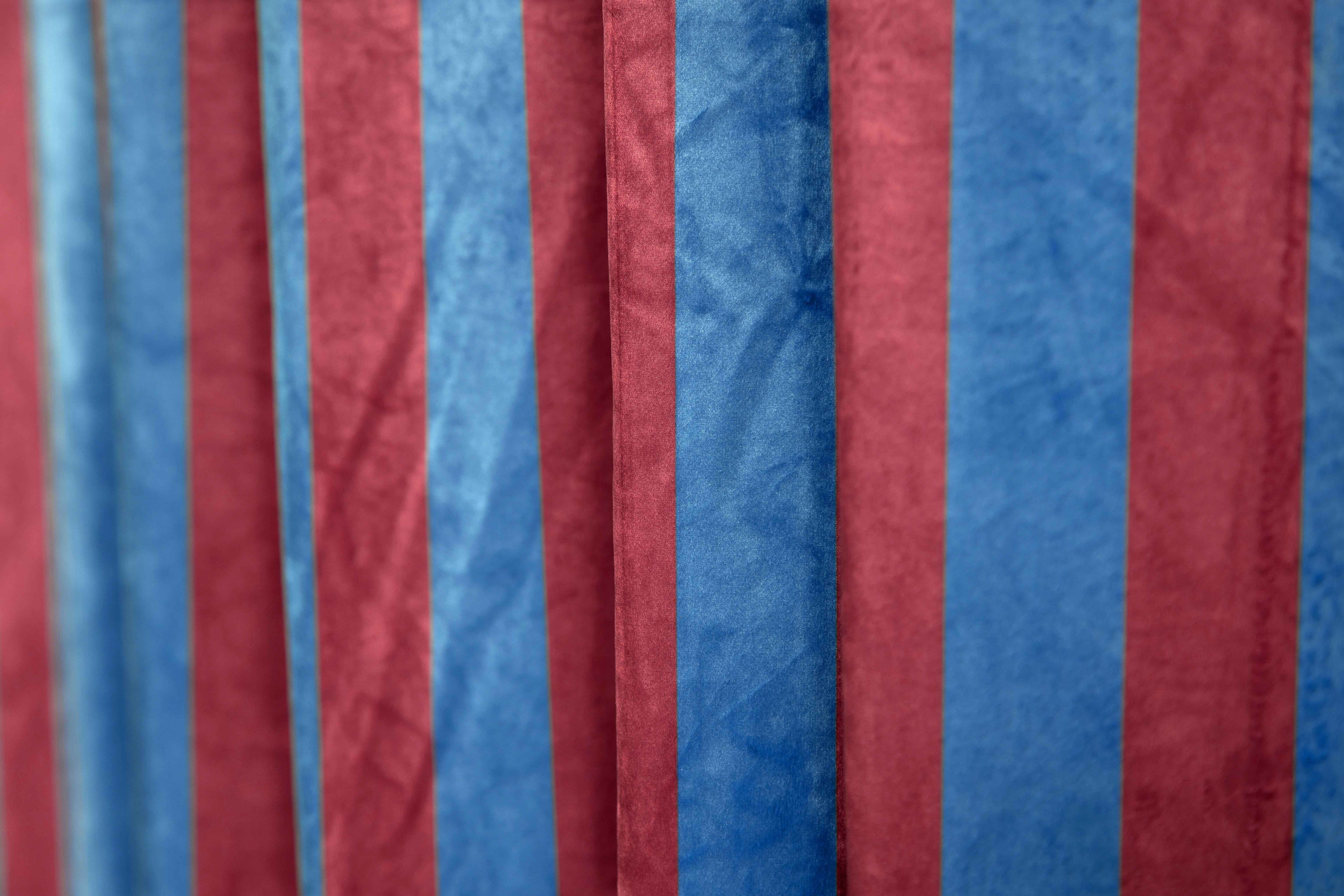 Cortina Rufus Velvet Blue-Red