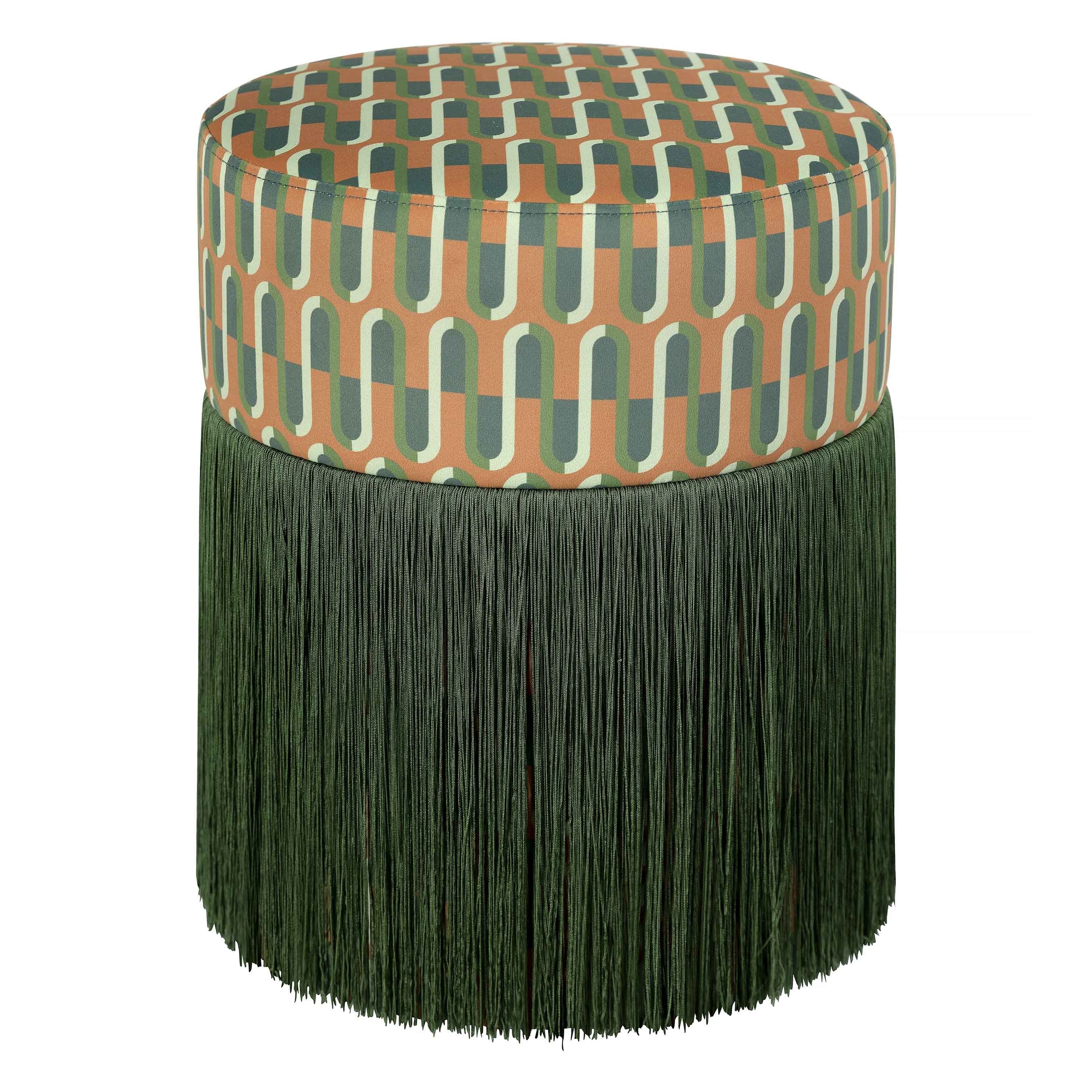 Pouf Ottoman Velvet Ziggy