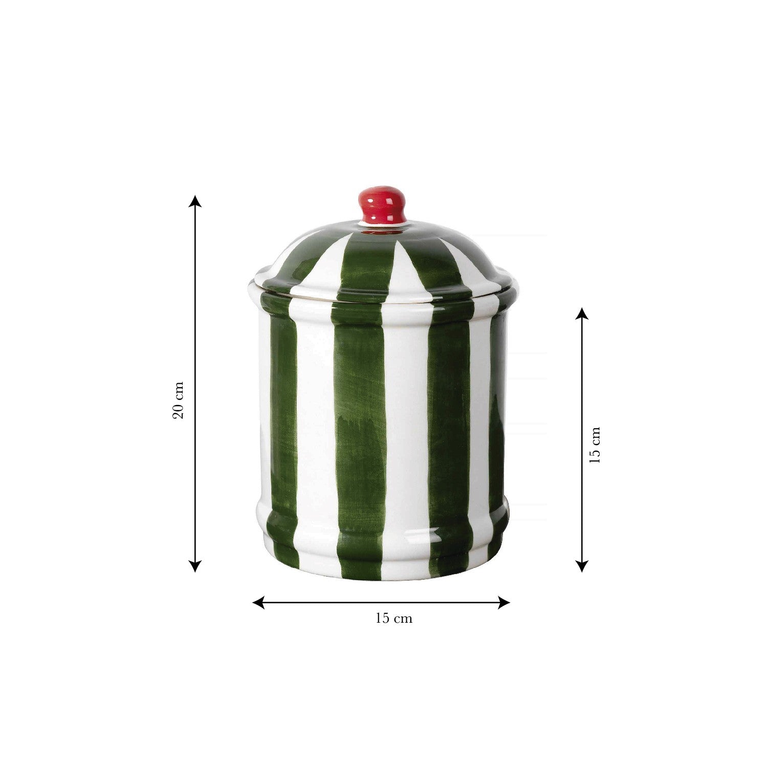 Bote de Cocina "Bonnie" Cerámica Verde