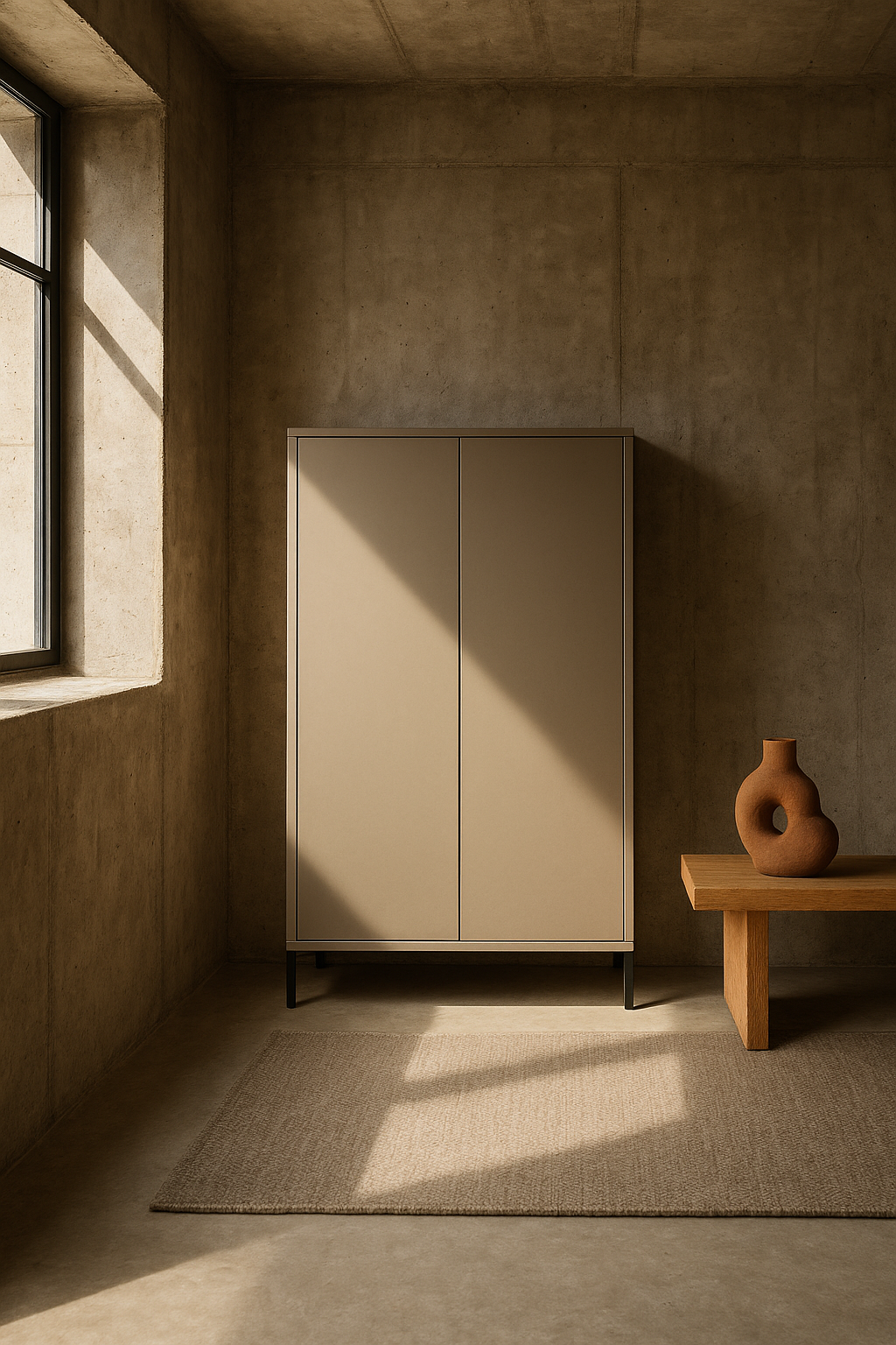 Mueble organizador Taupe