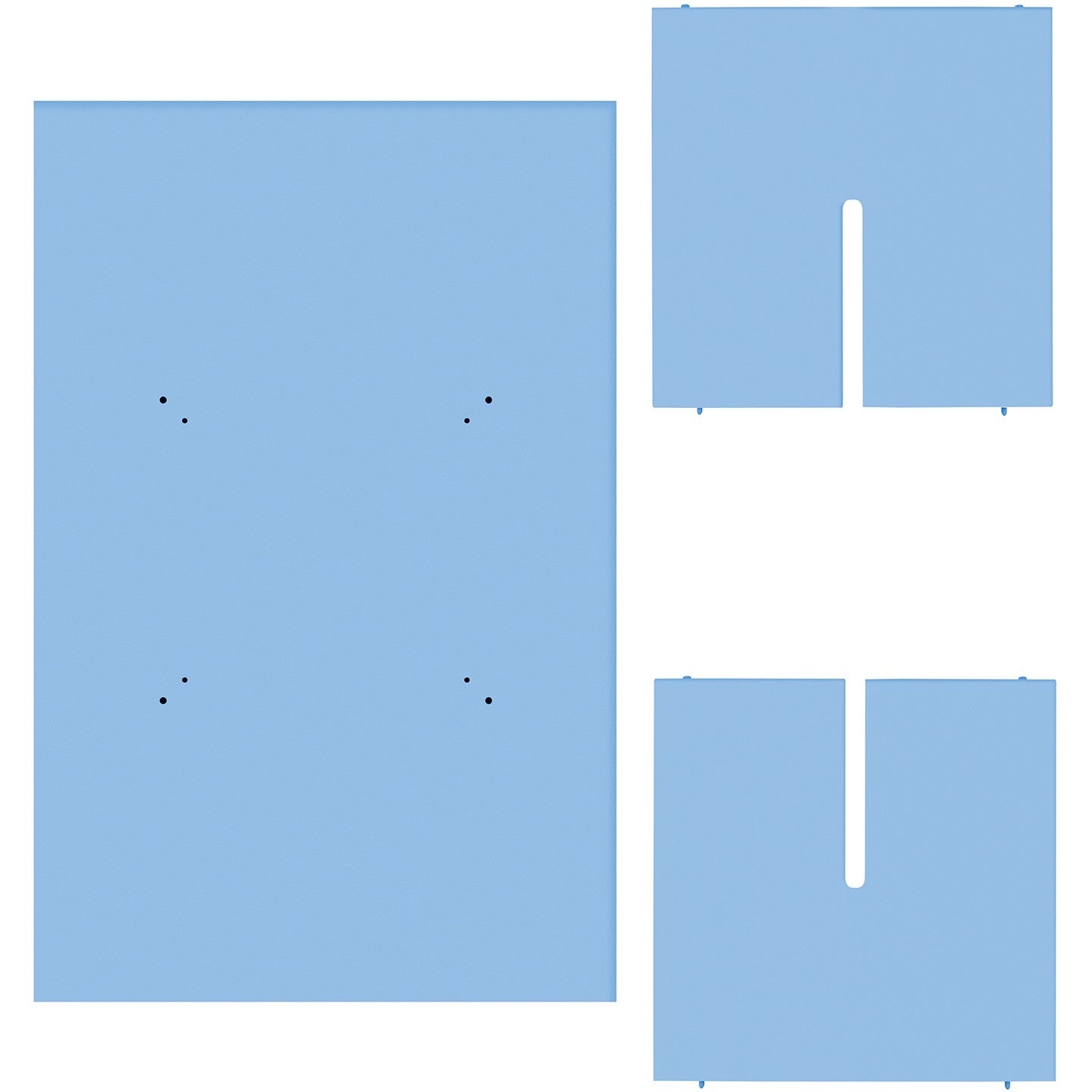 Mesa Rectangular Matilda Azul claro 120x90