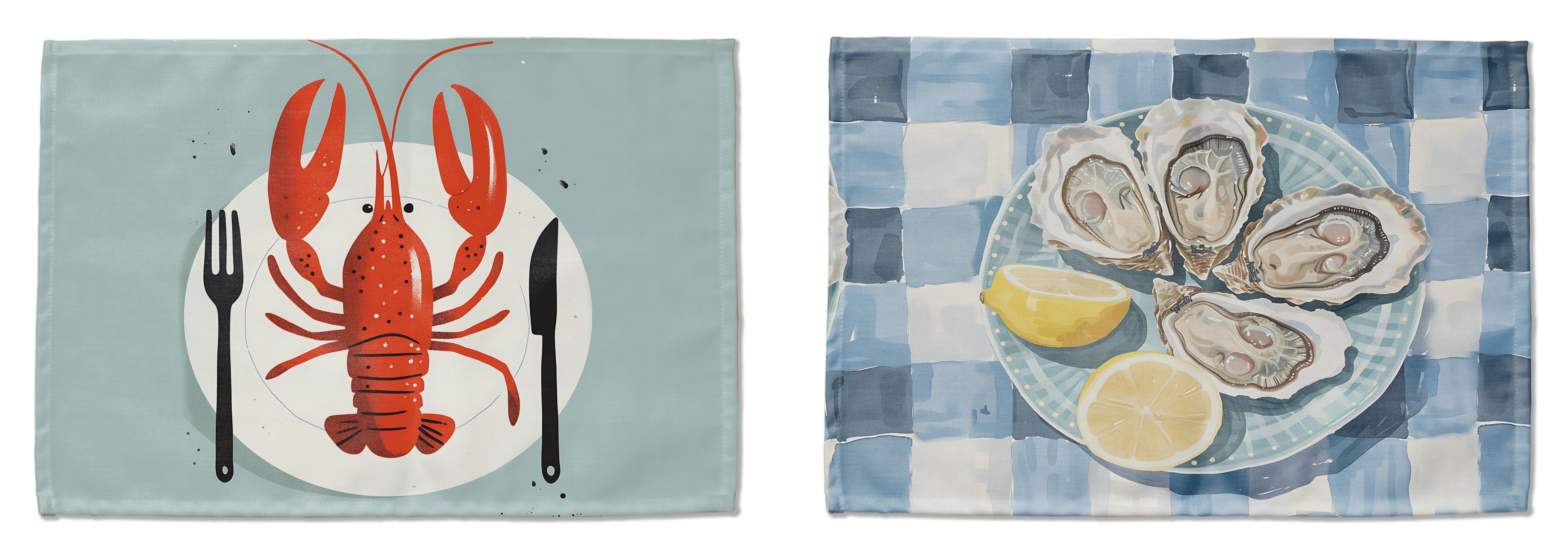 Set 2 Manteles individuales (Seafood)