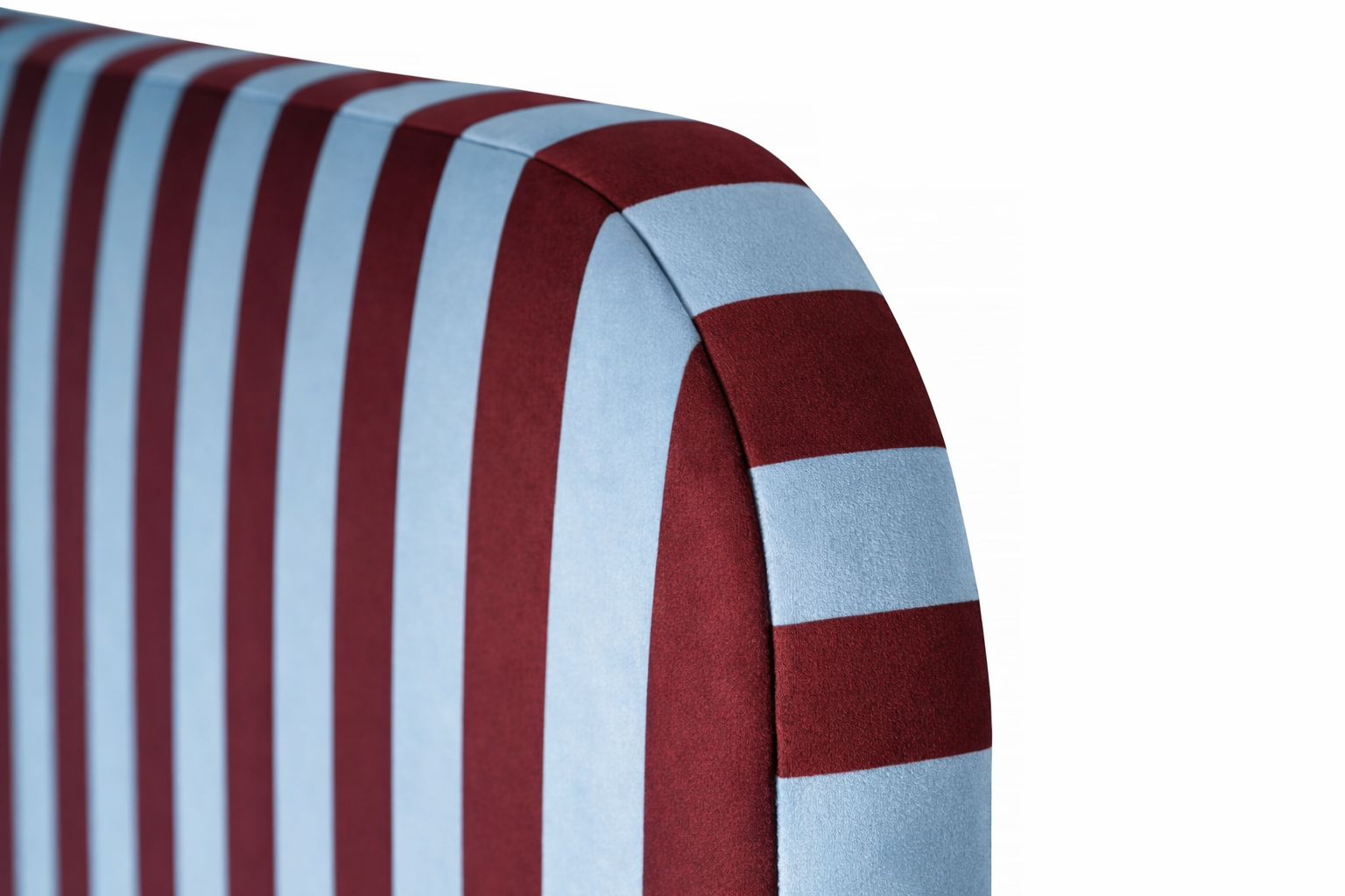 Cabecero Eddie Tapizado Terciopelo Cama 150cm Cherry-Soda