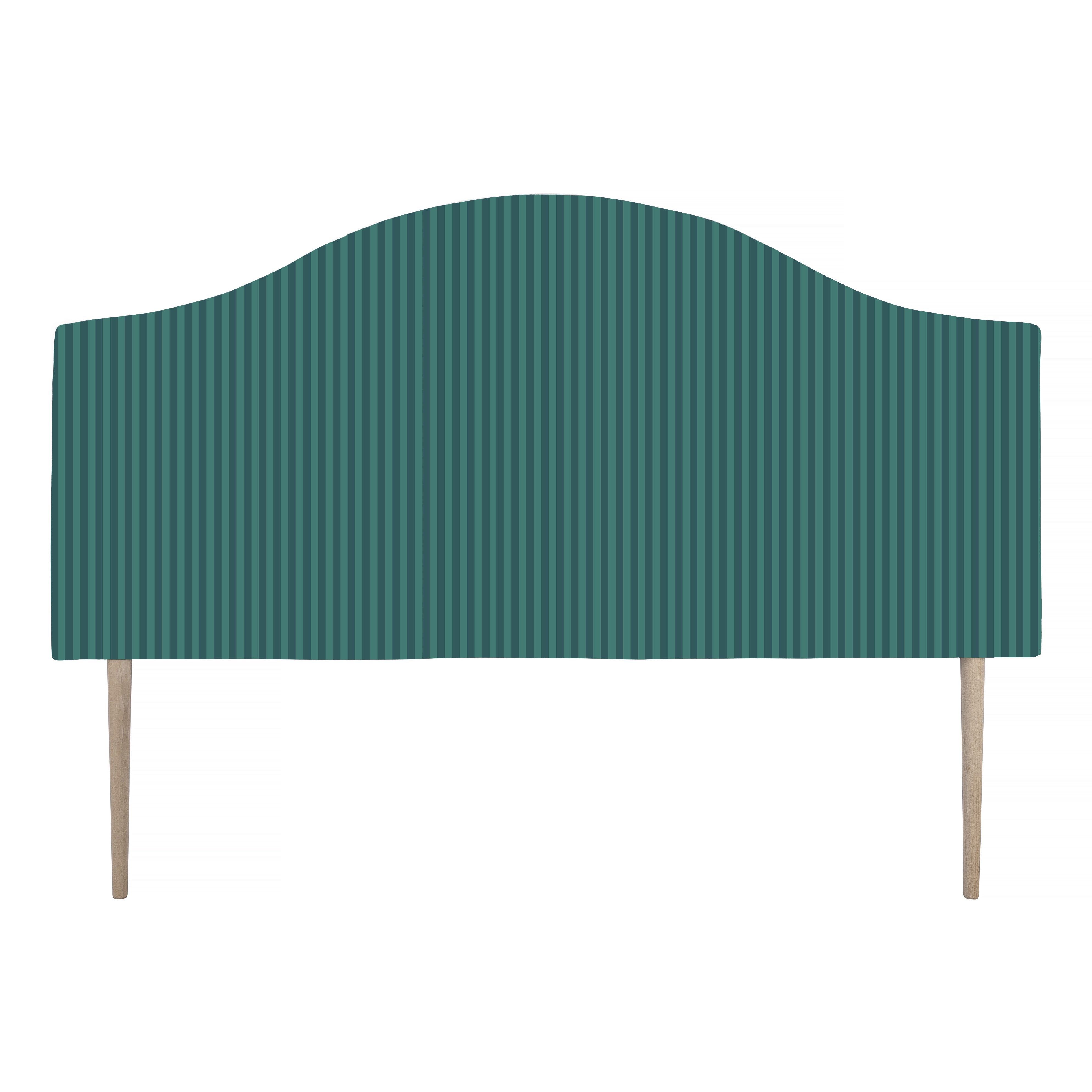 Cabecero Suzanne Tapizado Terciopelo Cama 150cm Deep-Ocean
