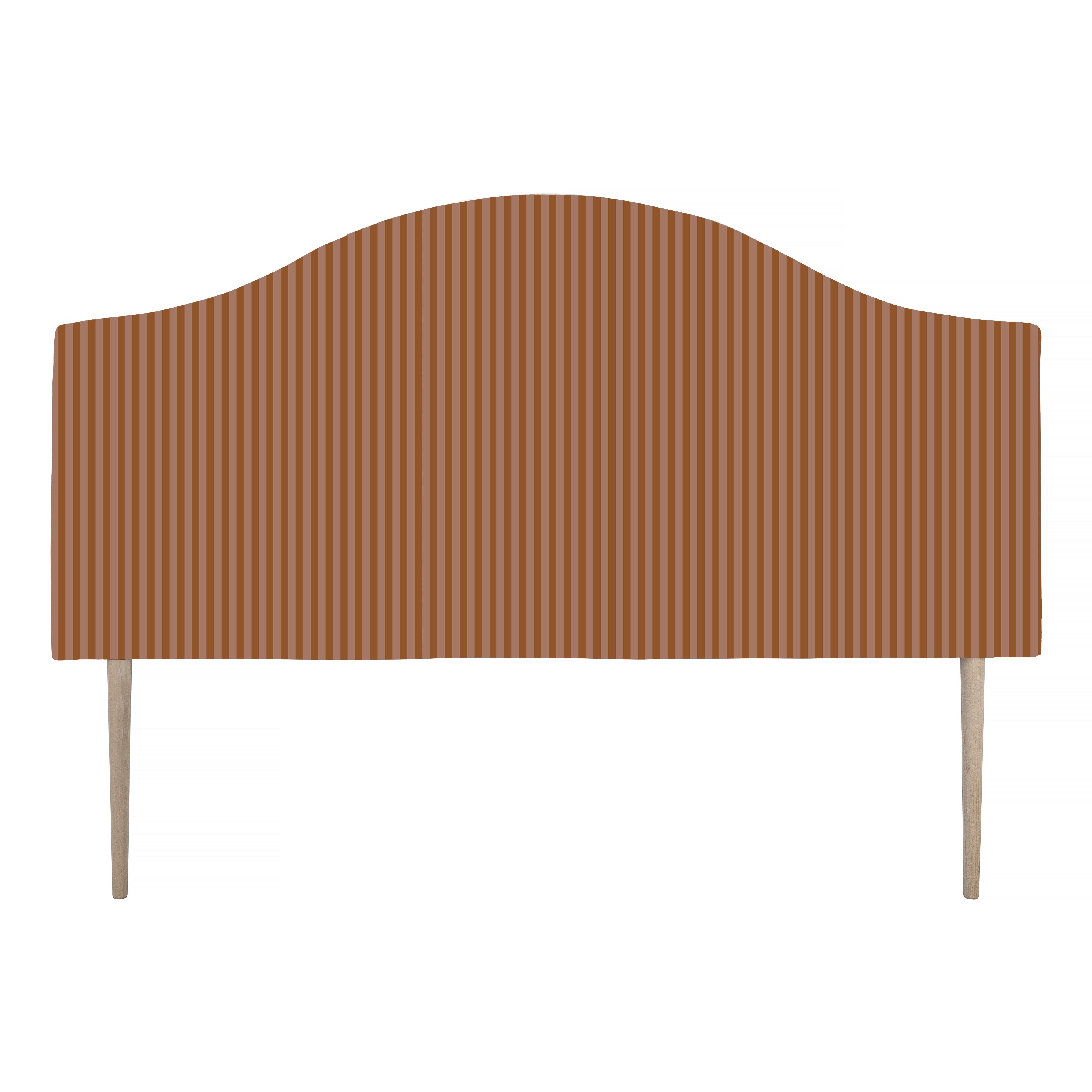Cabecero Suzanne Tapizado Terciopelo Cama 150cm Ginger-Mocha