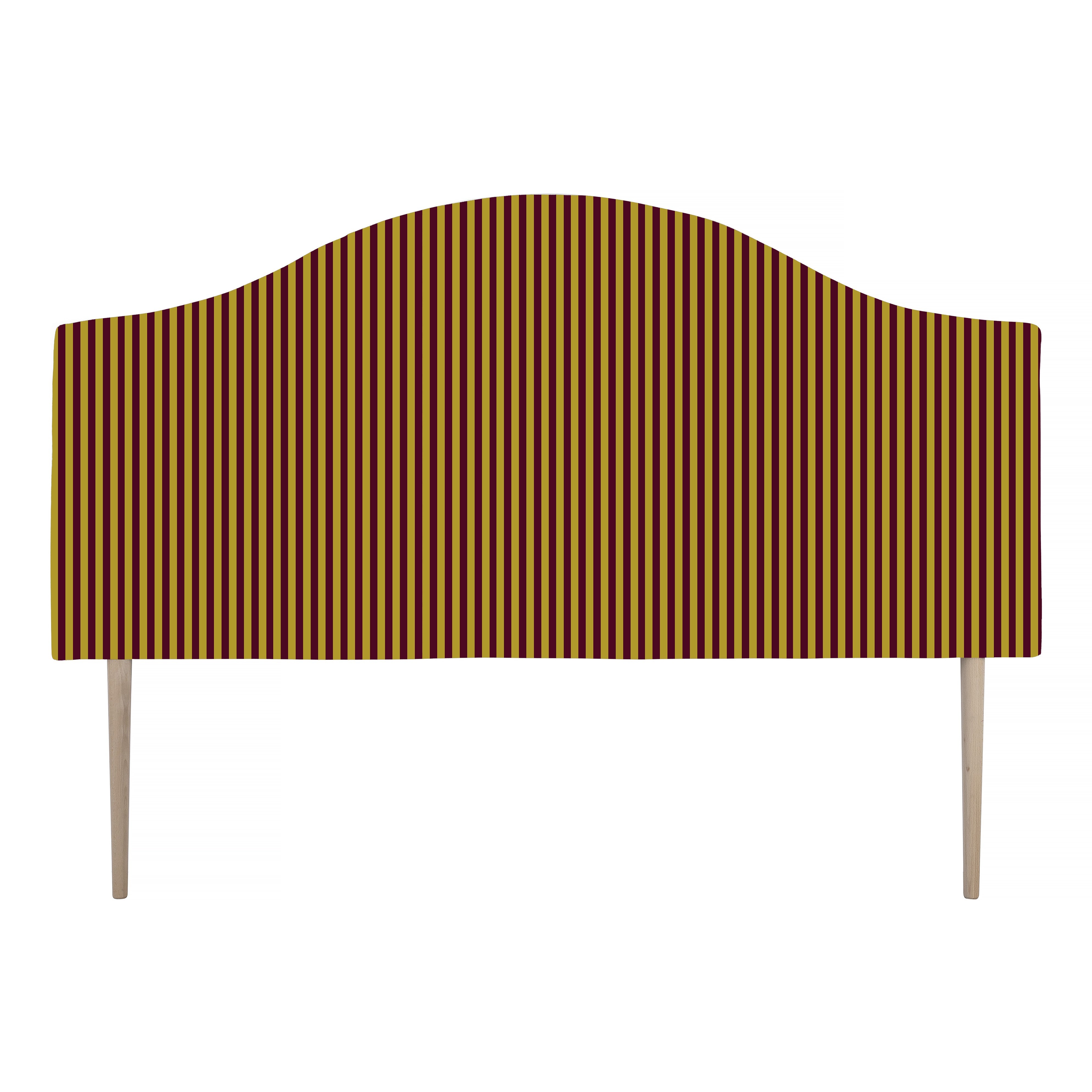 Cabecero Suzanne Tapizado Terciopelo Cama 150cm Safron-Wine