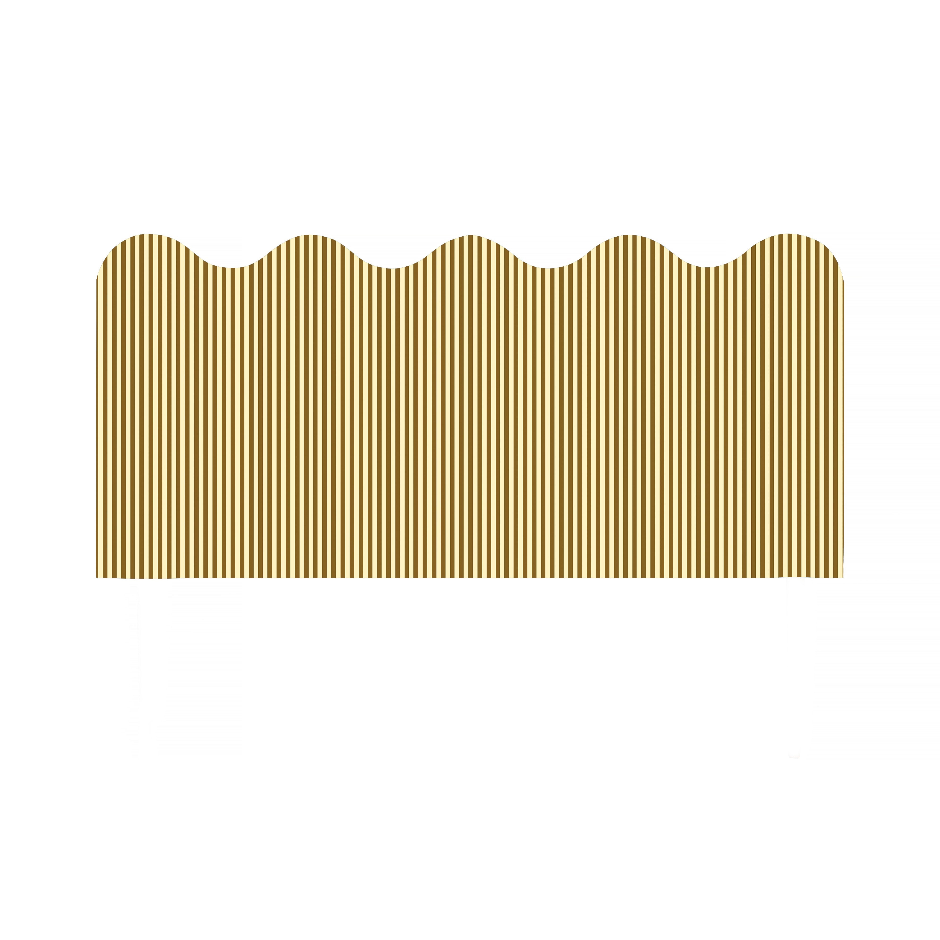 Cabecero Wavy Tapizado Terciopelo Cama 150cm Butter Toast