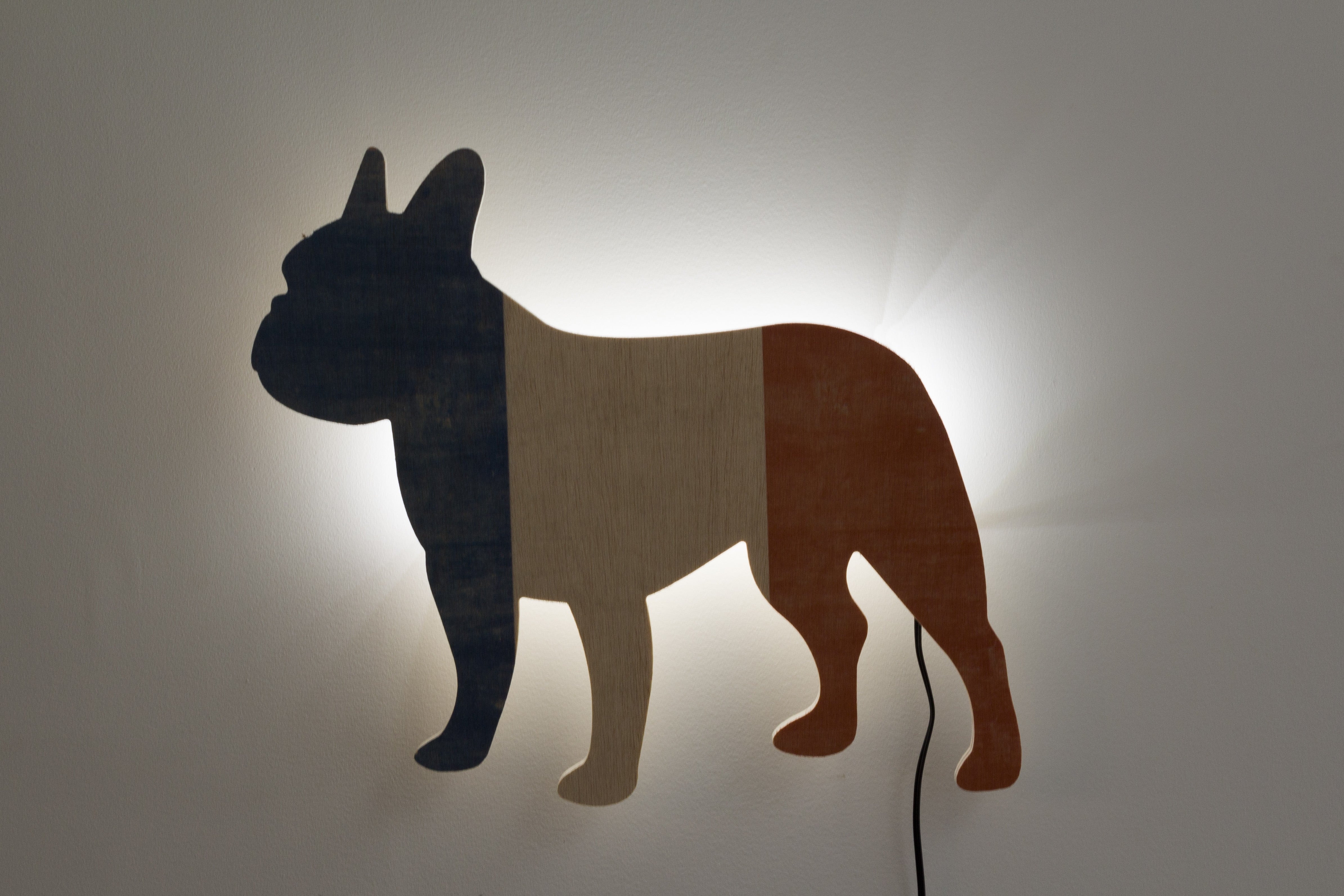 Shape Lamp French Bulldog